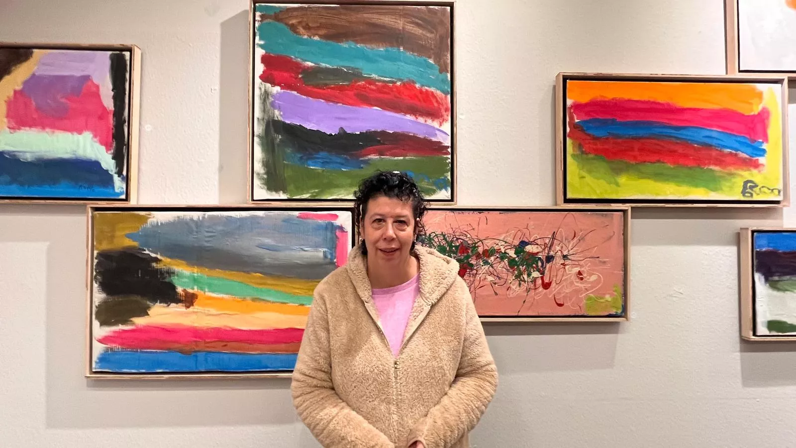 Inauguración de la exposición de Rocío Suárez en el Centro Cultural Manuel Benito Moliner. Foto Mercedes Manterola