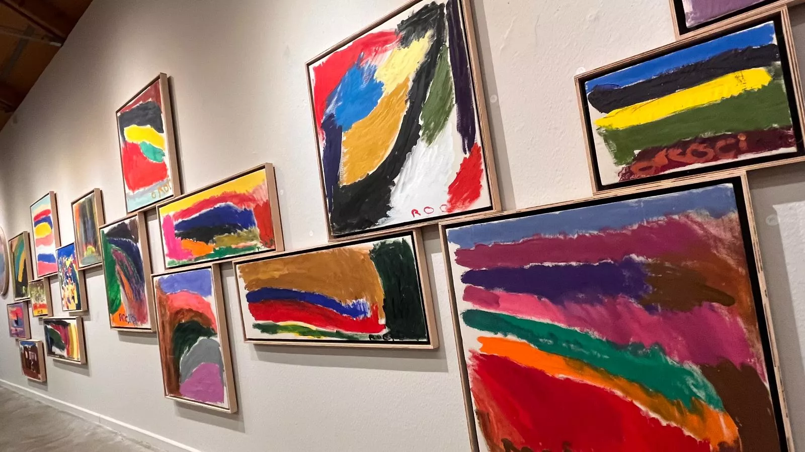 Inauguración de la exposición de Rocío Suárez en el Centro Cultural Manuel Benito Moliner. Foto Mercedes Manterola