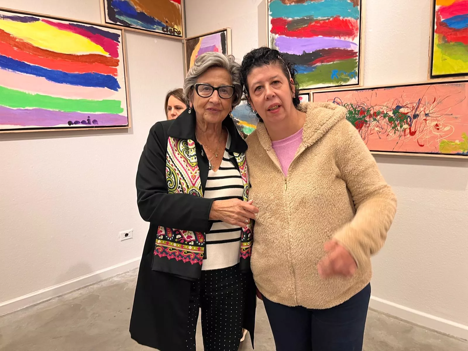 Inauguración de la exposición de Rocío Suárez en el Centro Cultural Manuel Benito Moliner. Foto Mercedes Manterola