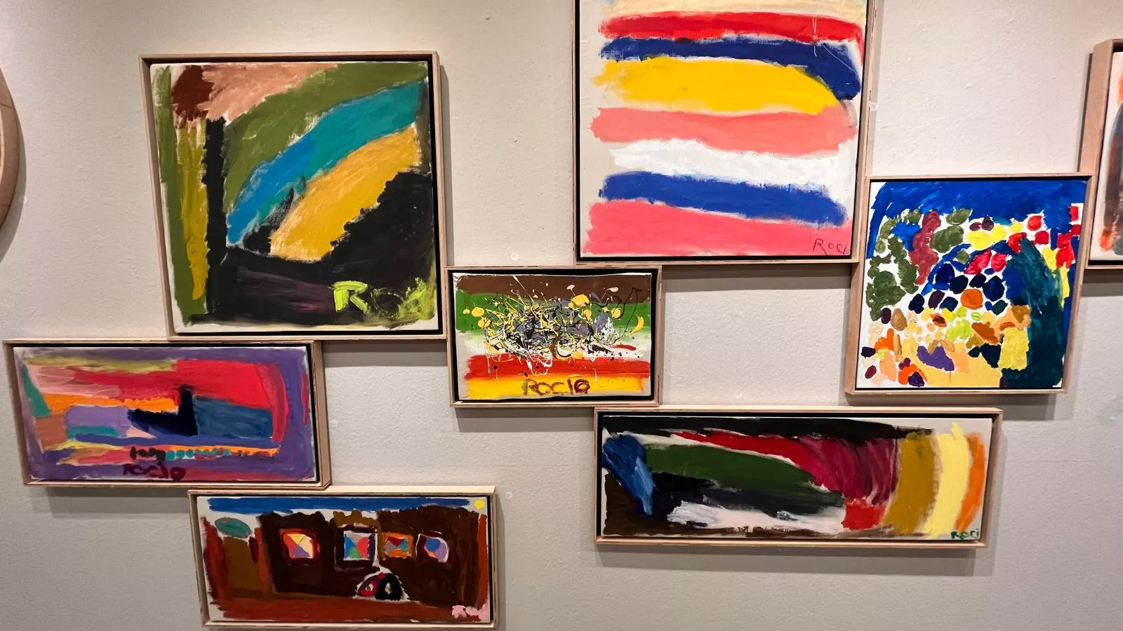 Inauguración de la exposición de Rocío Suárez en el Centro Cultural Manuel Benito Moliner. Foto Mercedes Manterola