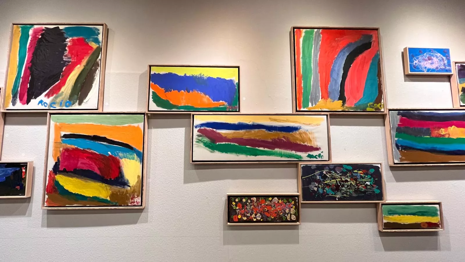 Inauguración de la exposición de Rocío Suárez en el Centro Cultural Manuel Benito Moliner. Foto Mercedes Manterola