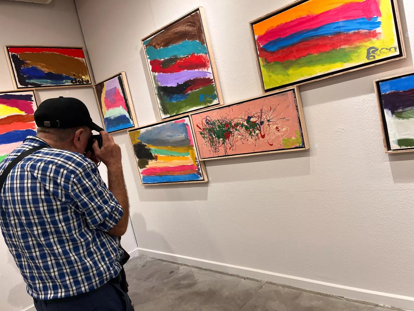 Inauguración de la exposición de Rocío Suárez en el Centro Cultural Manuel Benito Moliner. Foto Mercedes Manterola