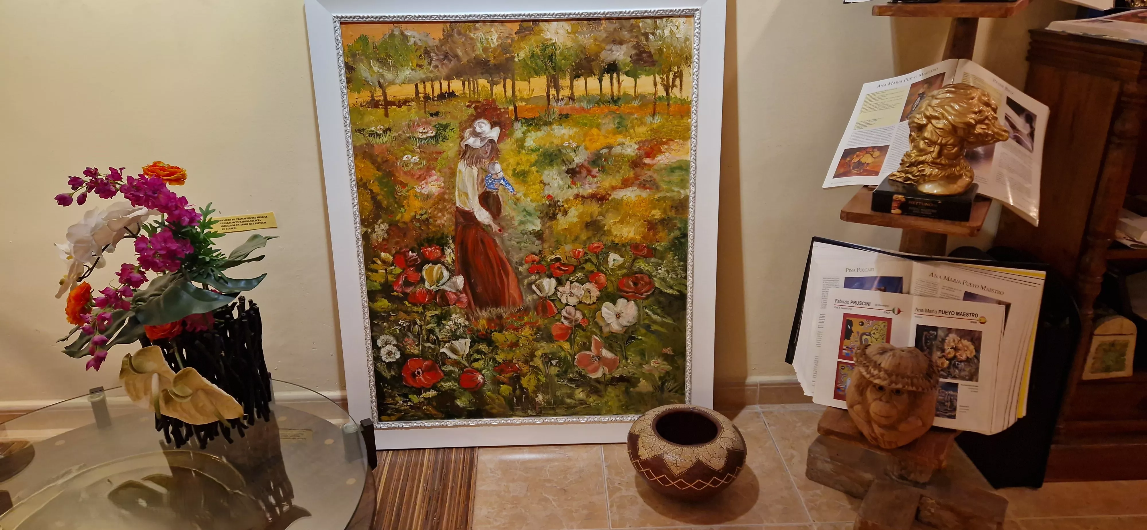 Ana María Pueyo nos abre su galería Iris. Foto Myriam Martínez 