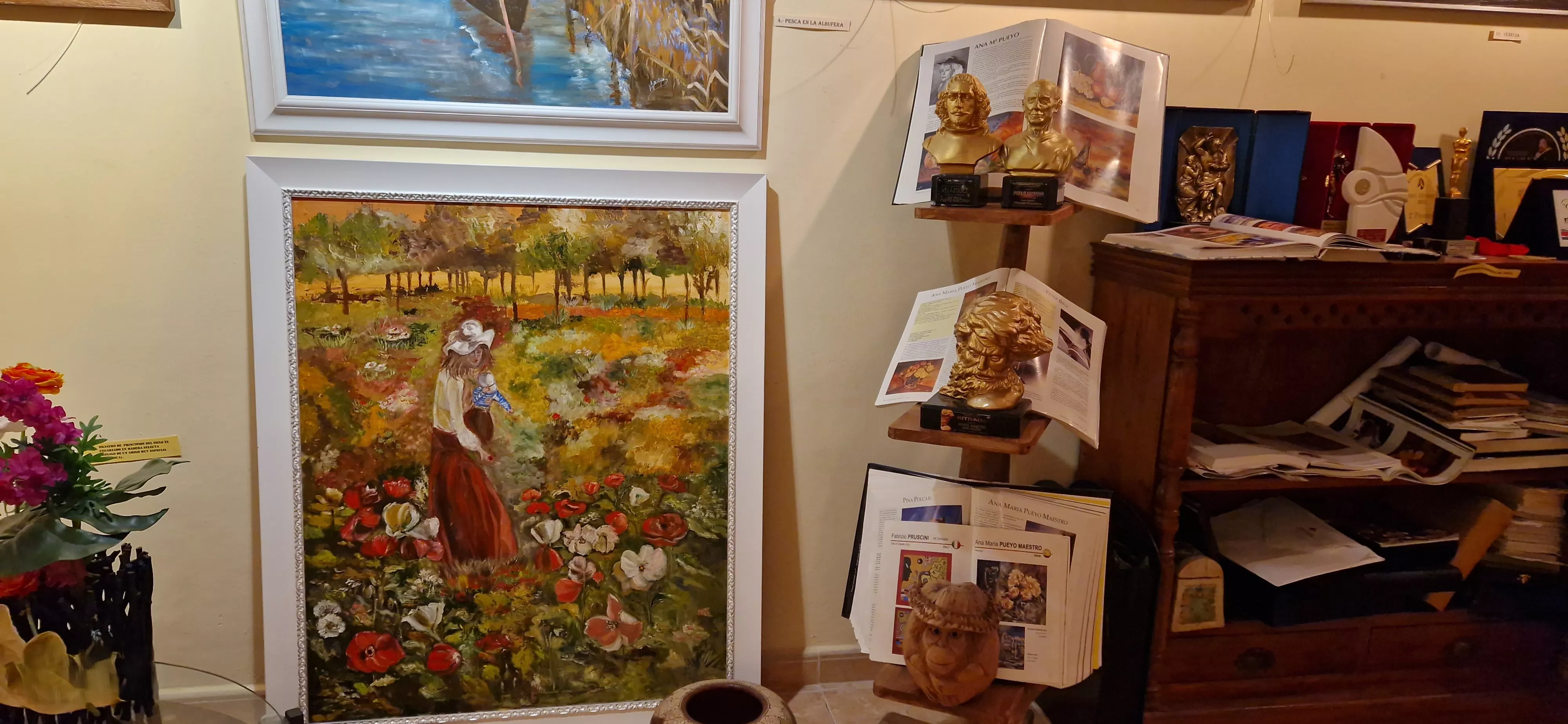 Ana María Pueyo nos abre su galería Iris. Foto Myriam Martínez 