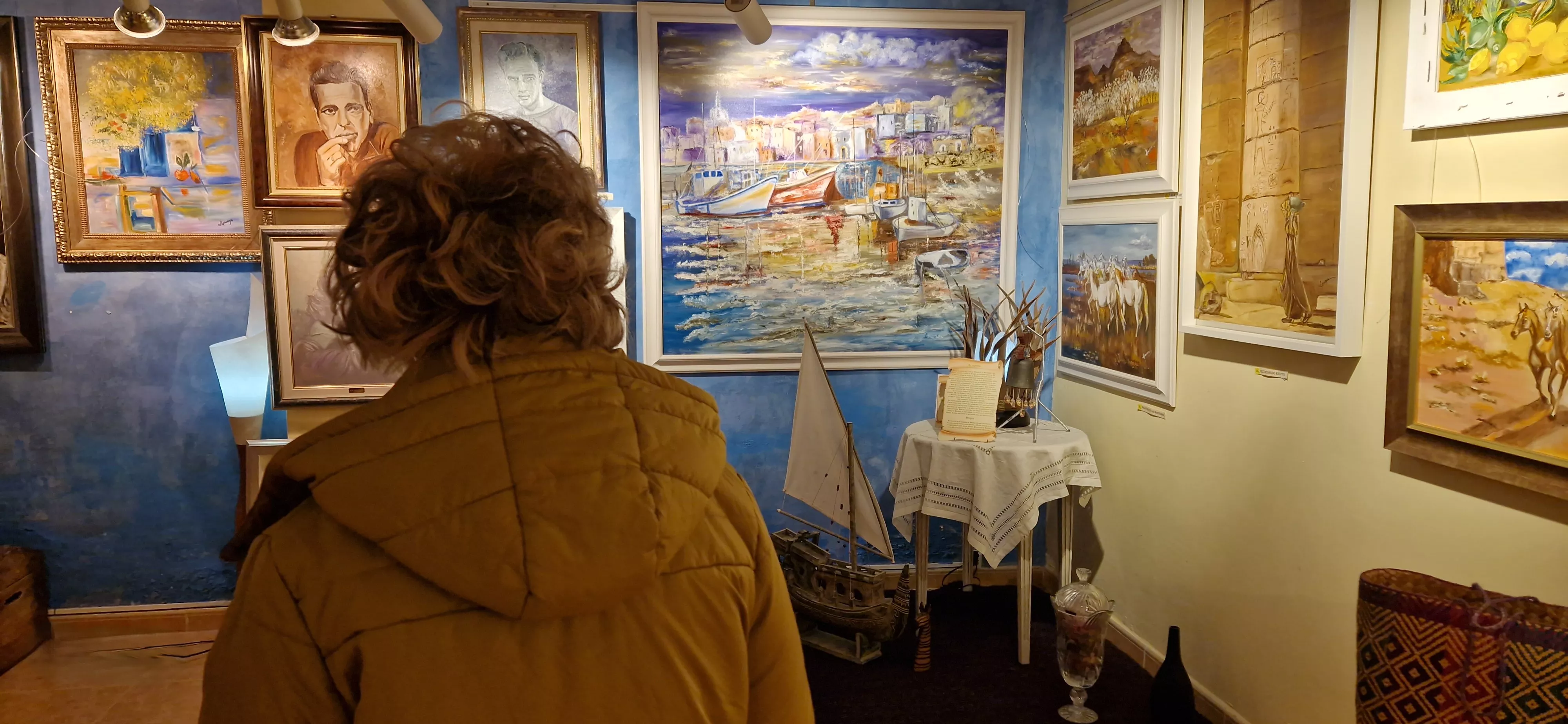 Ana María Pueyo nos abre su galería Iris. Foto Myriam Martínez