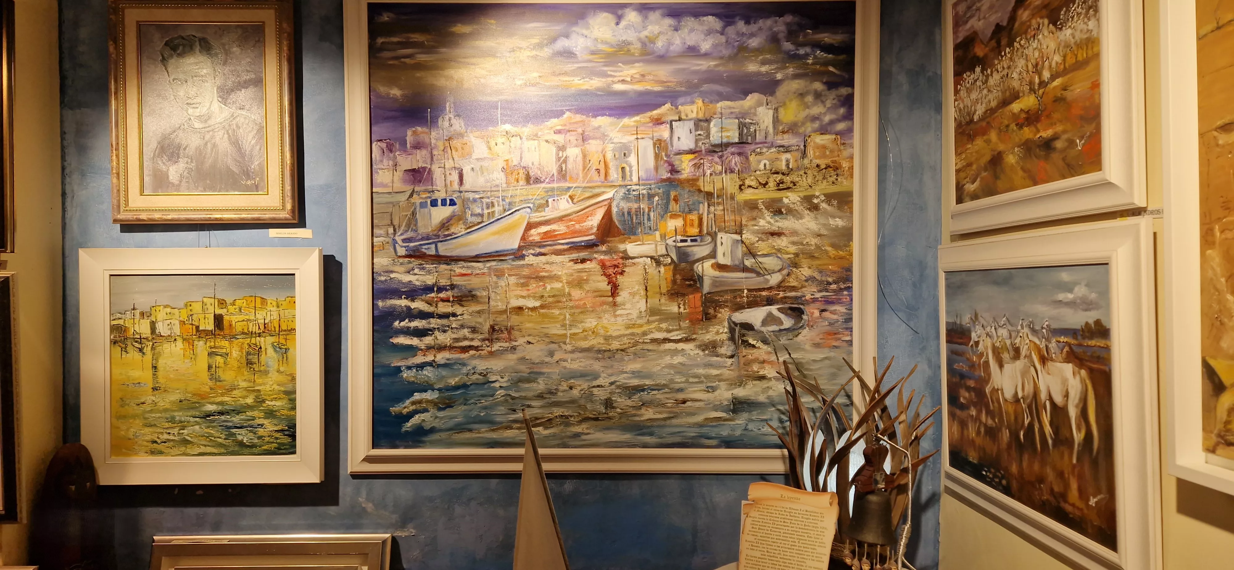 Ana María Pueyo nos abre su galería Iris. Foto Myriam Martínez 