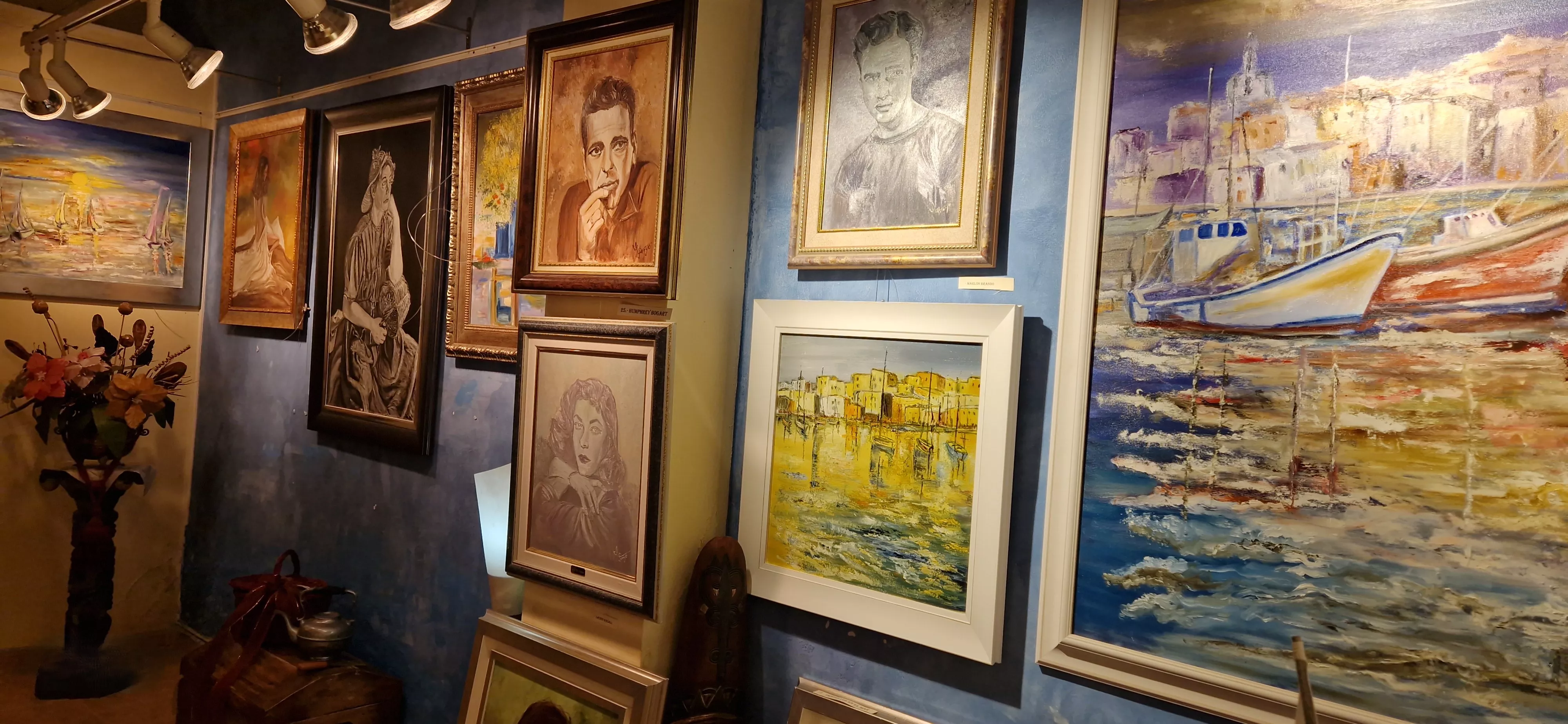 Ana María Pueyo nos abre su galería Iris. Foto Myriam Martínez 