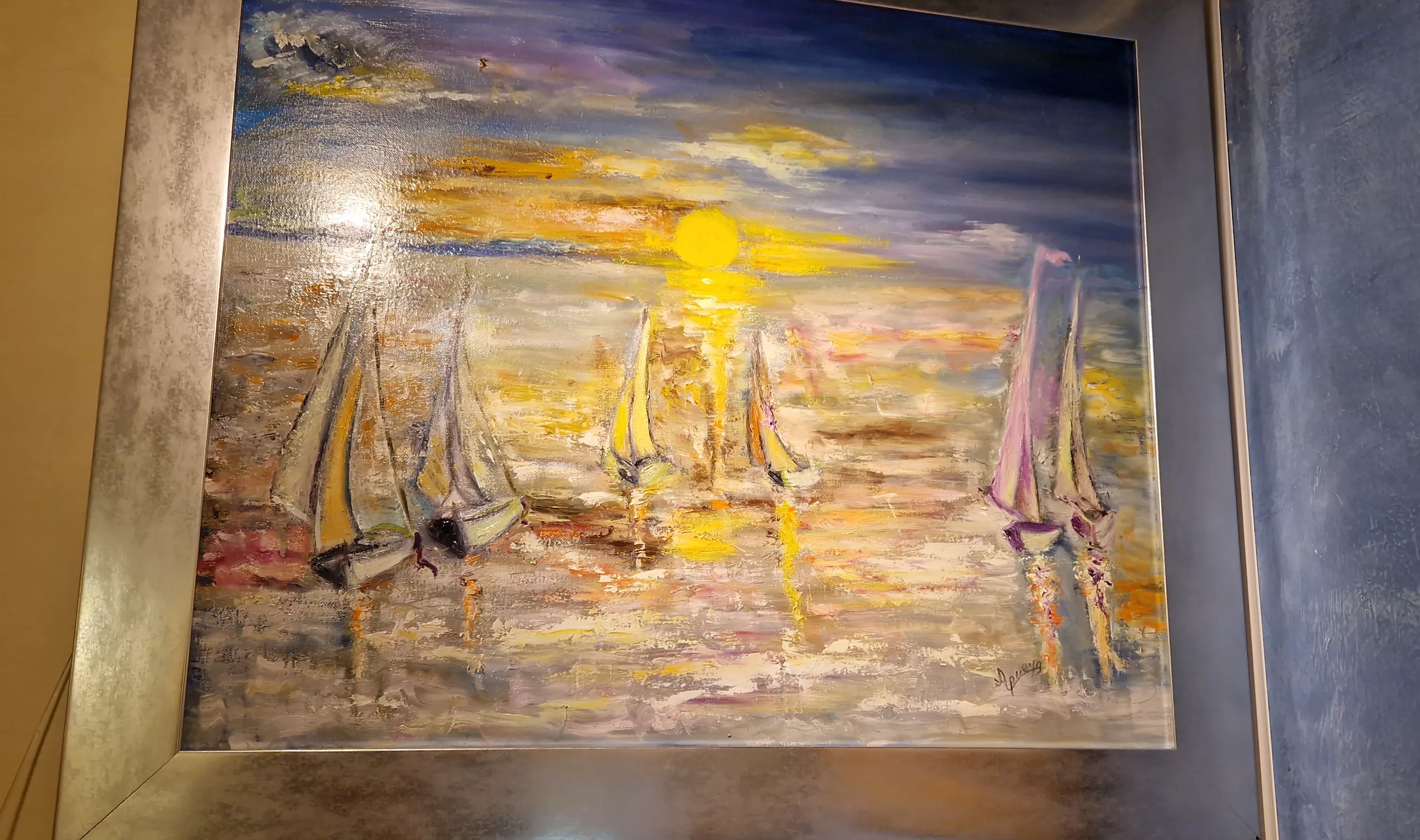 Ana María Pueyo nos abre su galería Iris. Foto Myriam Martínez 