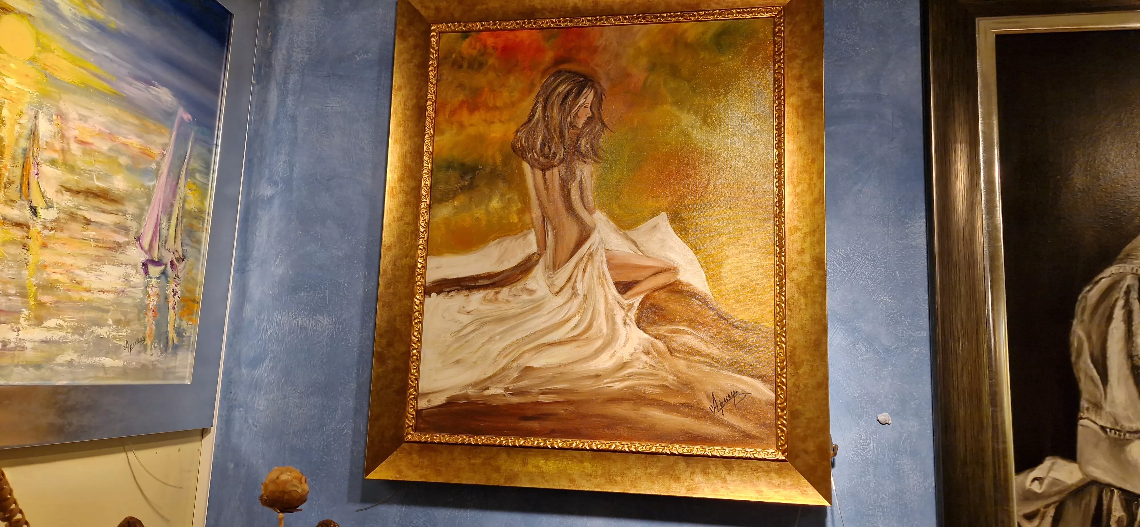 Ana María Pueyo nos abre su galería Iris. Foto Myriam Martínez 