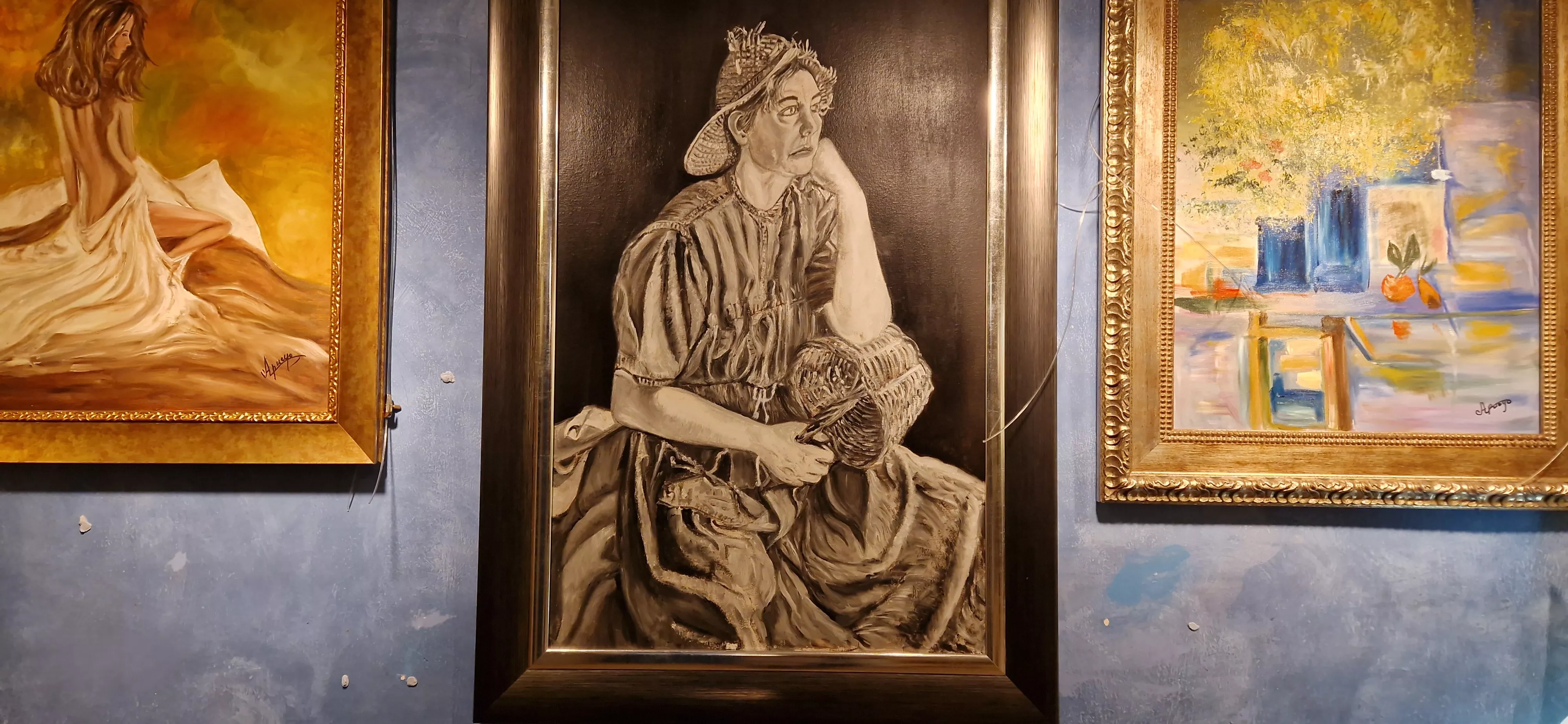 Ana María Pueyo nos abre su galería Iris. Foto Myriam Martínez 