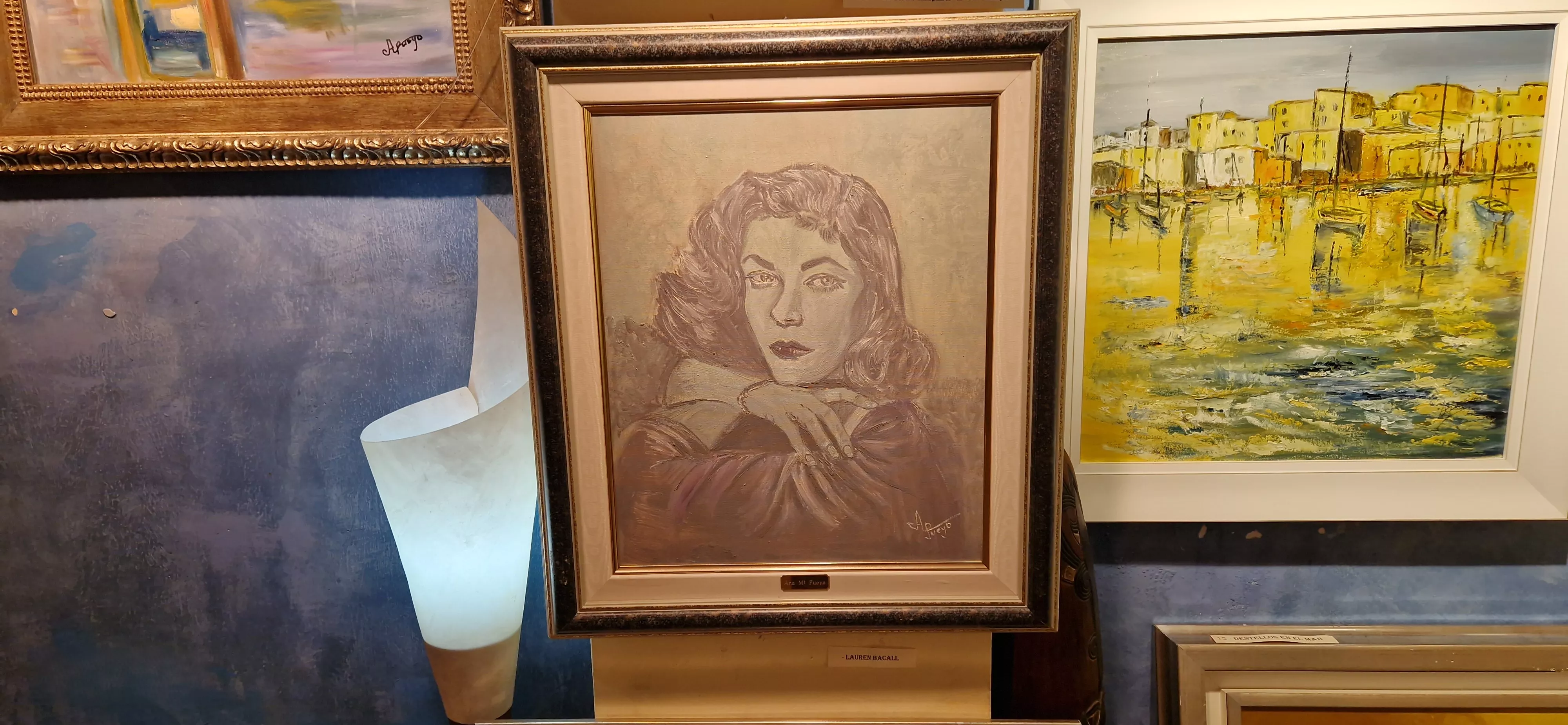 Ana María Pueyo nos abre su galería Iris. Foto Myriam Martínez 