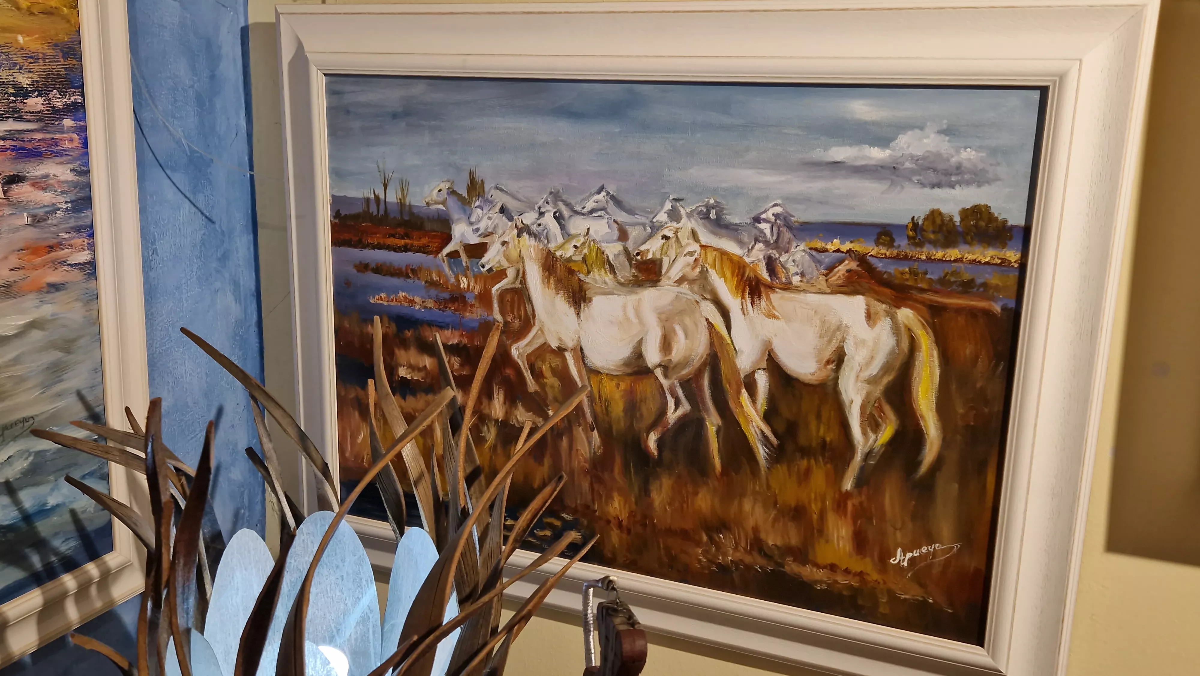 Ana María Pueyo nos abre su galería Iris. Foto Myriam Martínez 