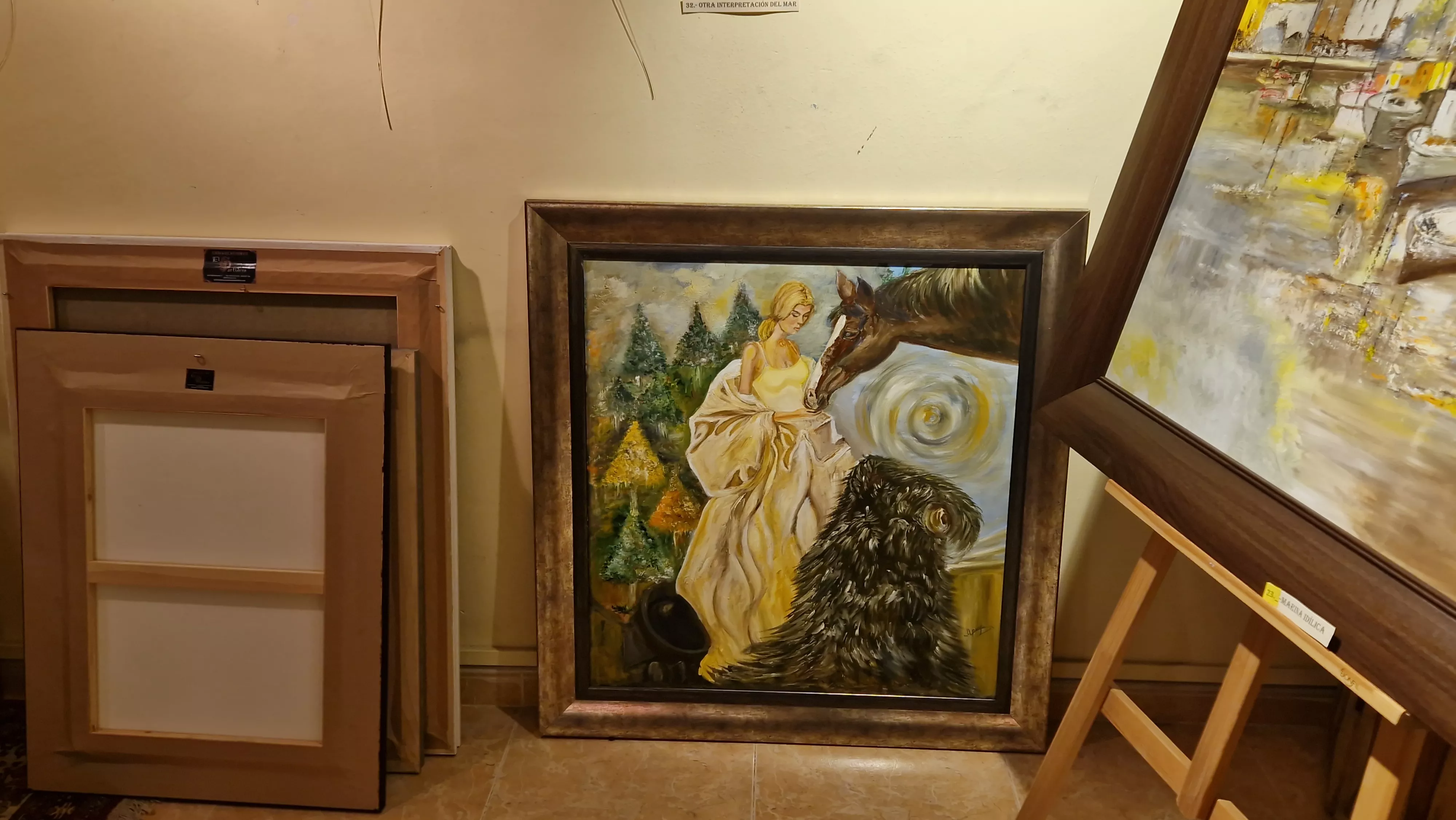 Ana María Pueyo nos abre su galería Iris. Foto Myriam Martínez 