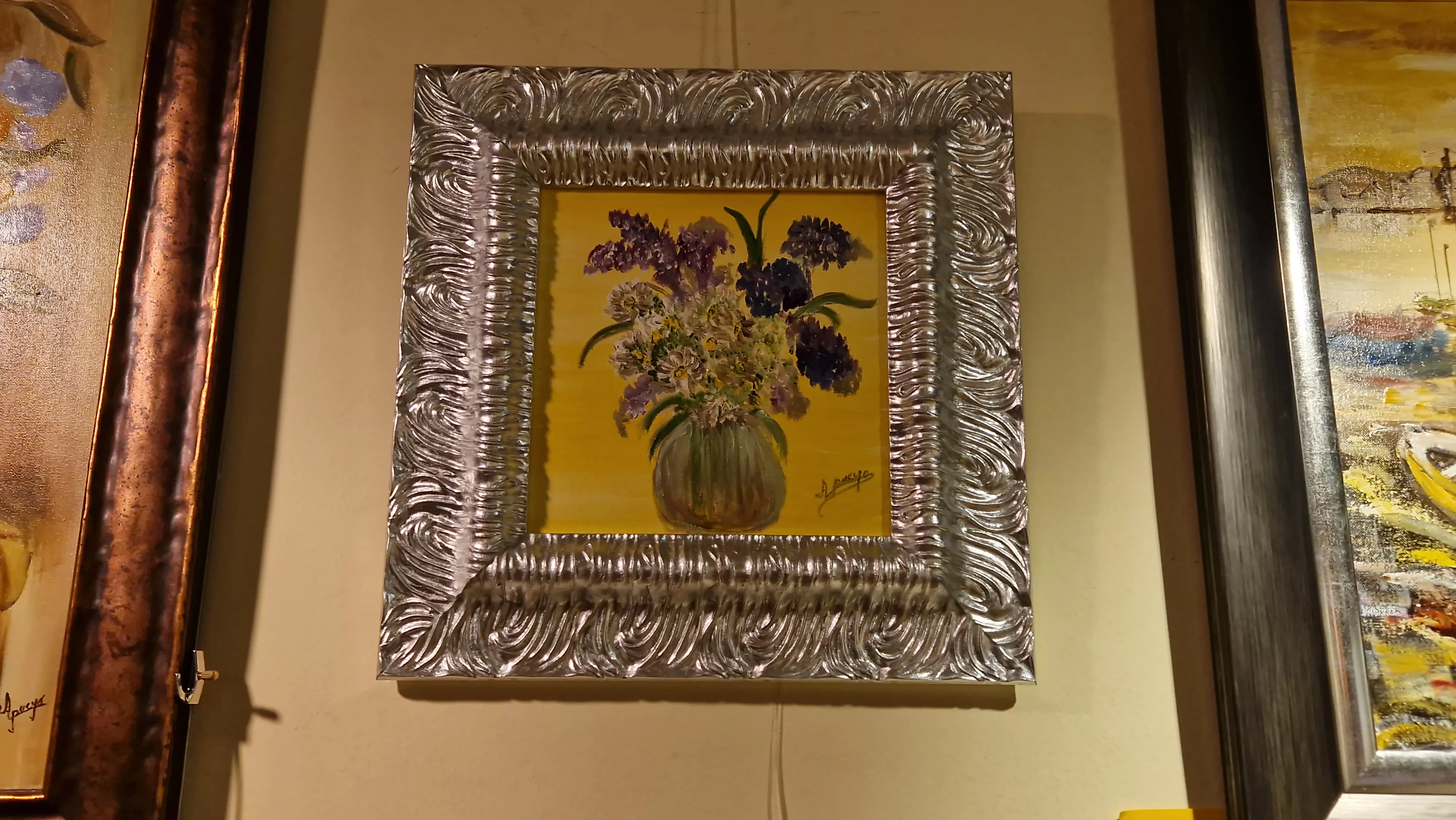 Ana María Pueyo nos abre su galería Iris. Foto Myriam Martínez 