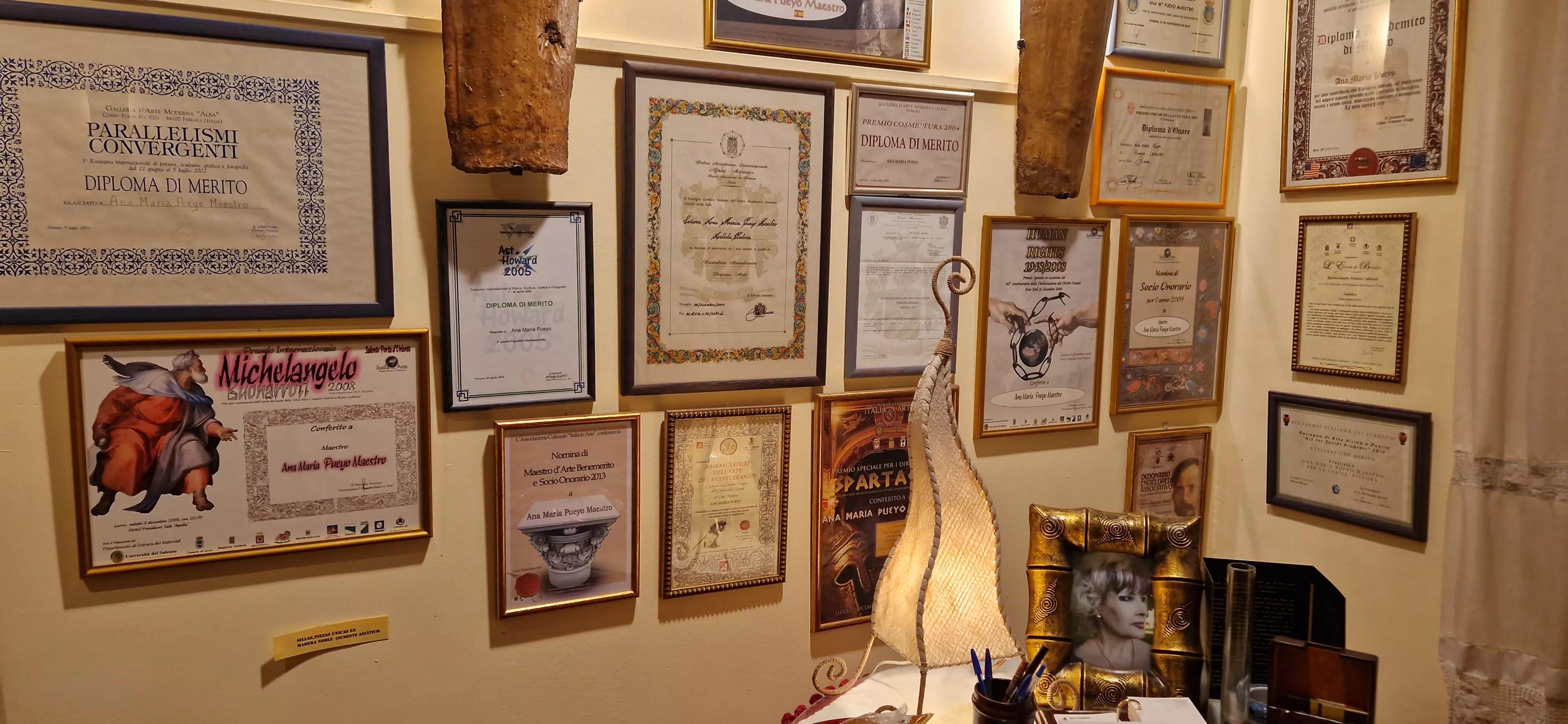 Ana María Pueyo nos abre su galería Iris. Foto Myriam Martínez 