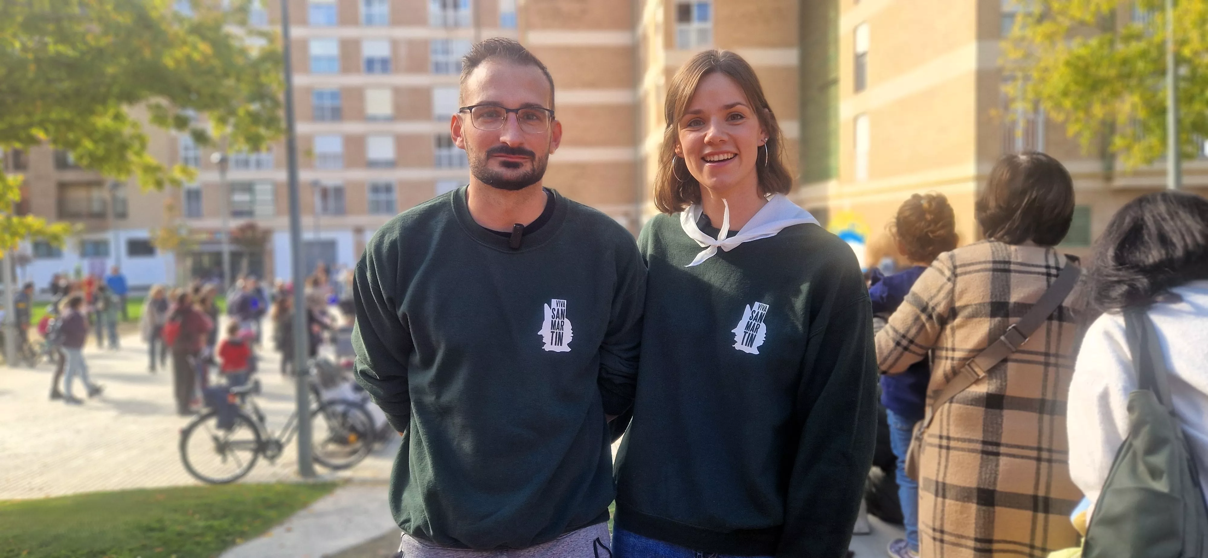 Comienzo de las fiestas del barrio de San Martín. Foto Myriam Martínez 