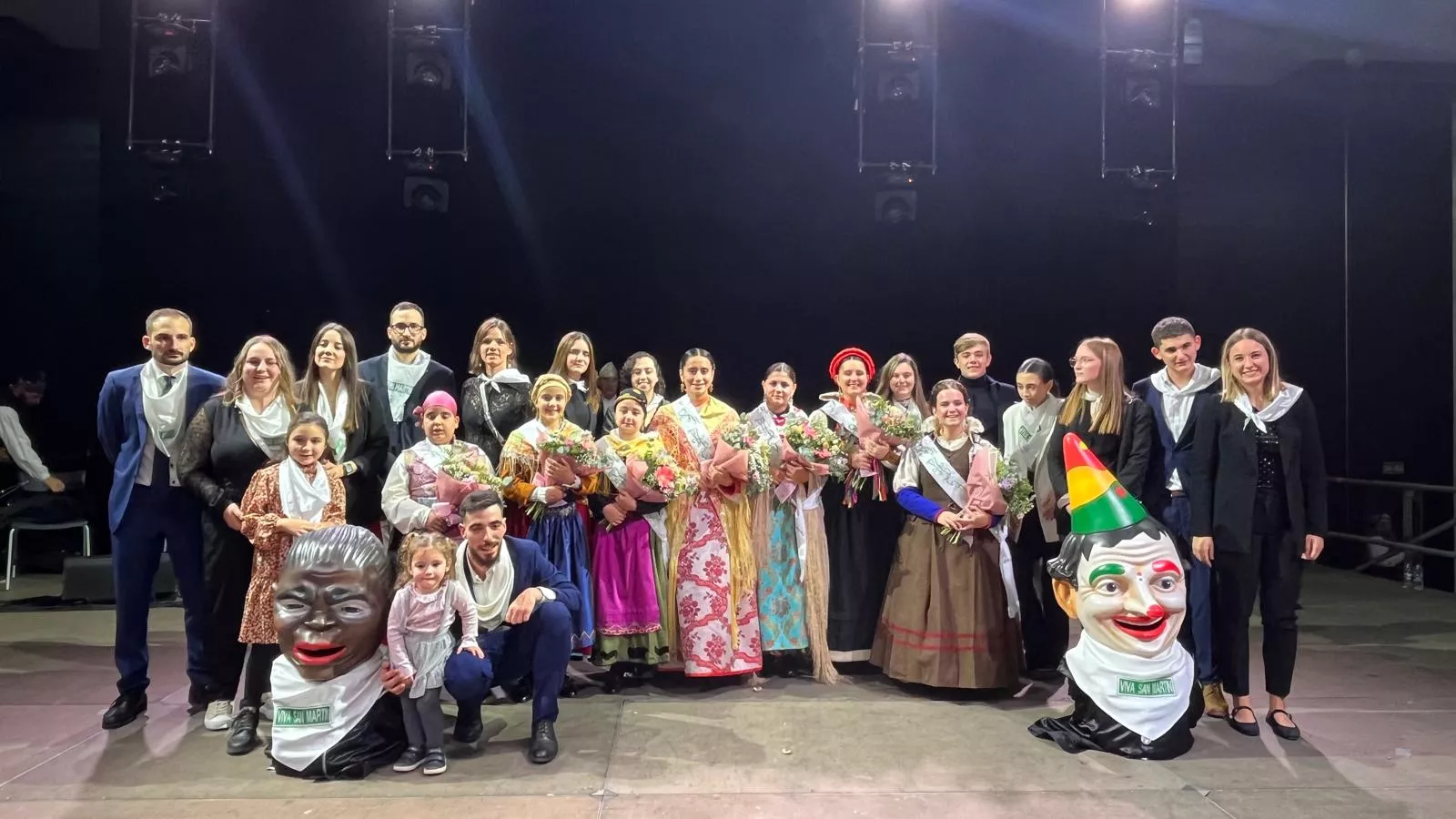 Acto de presentación de las mairalesas y mainate de las fiestas de San Martín 2024. Foto Mercedes Manterola