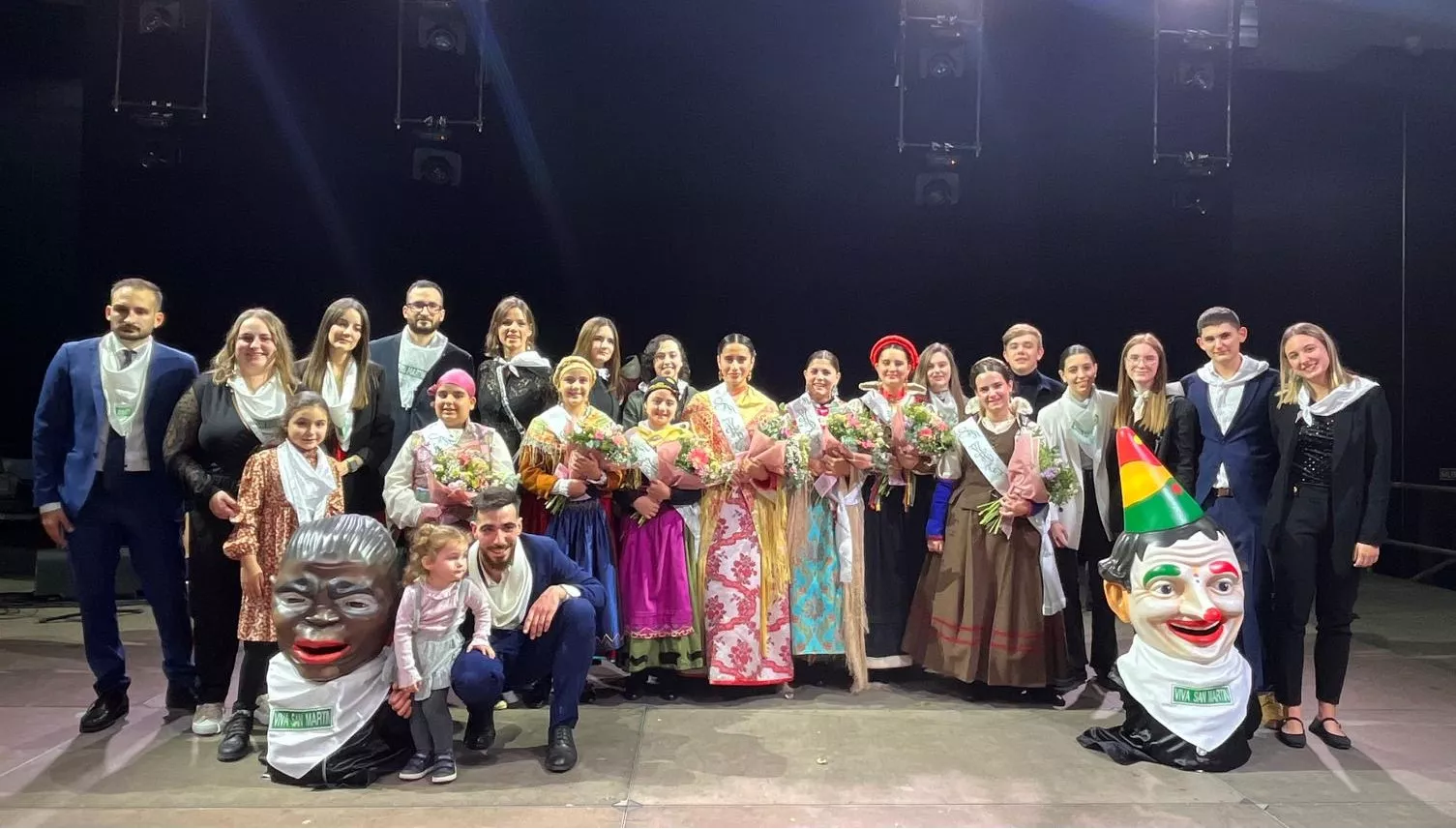 Acto de presentación de las mairalesas y mainate de las fiestas de San Martín 2024. Foto Mercedes Manterola