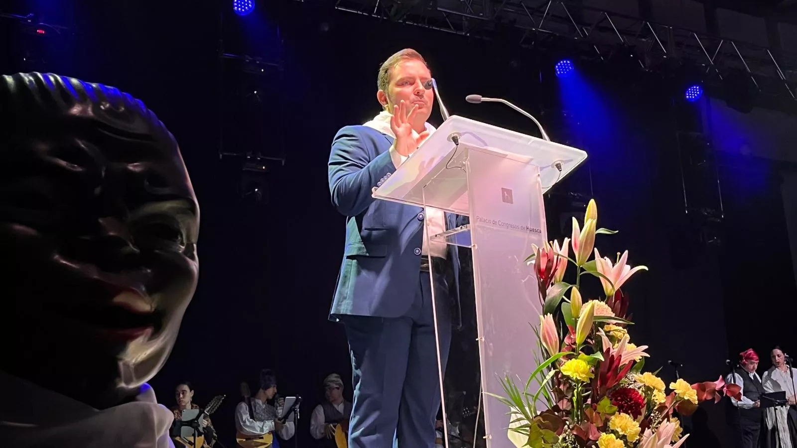 Acto de presentación de las mairalesas y mainate de las fiestas de San Martín 2024. Foto Mercedes Manterola