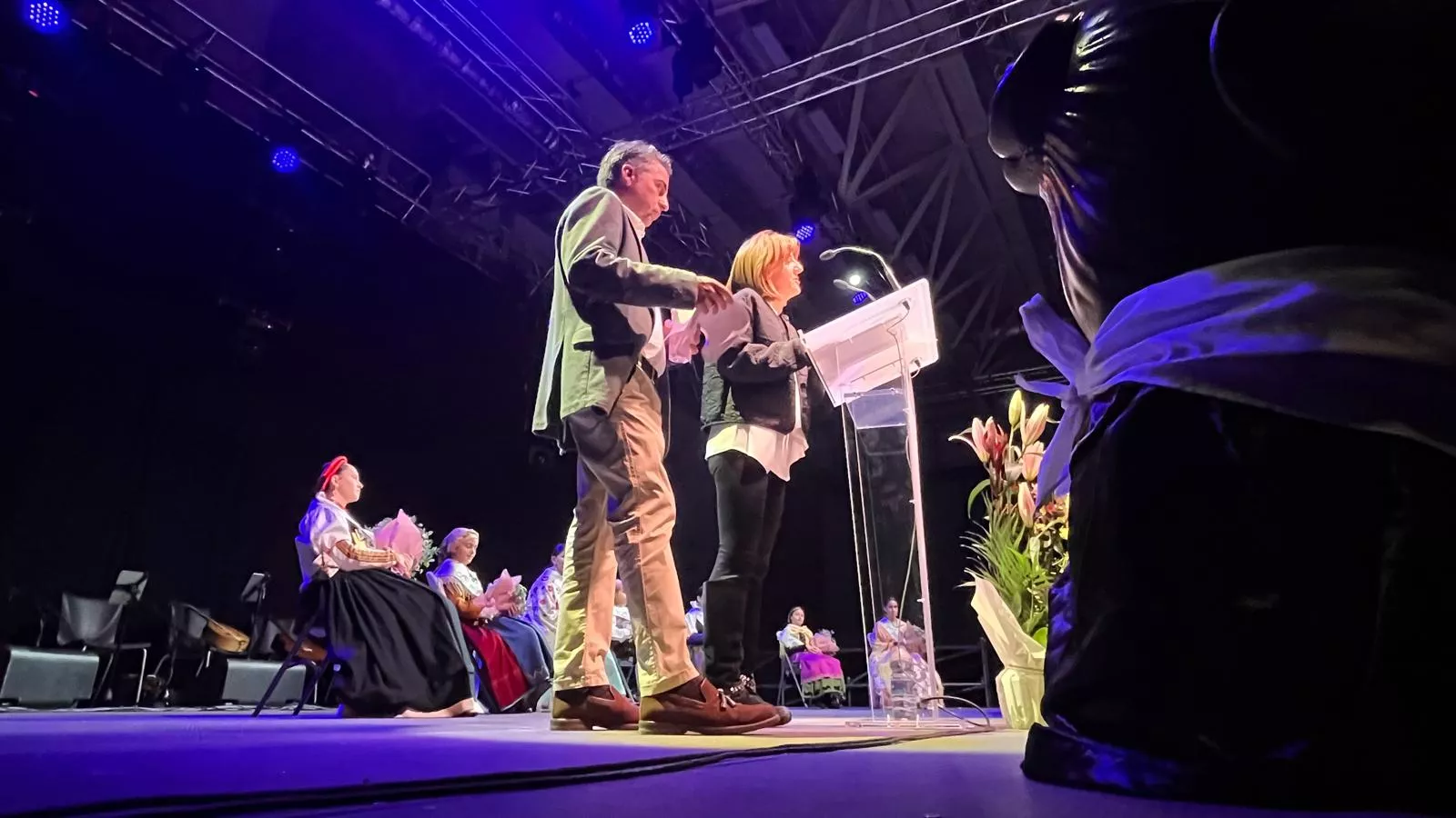 Acto de presentación de las mairalesas y mainate de las fiestas de San Martín 2024. Foto Mercedes Manterola