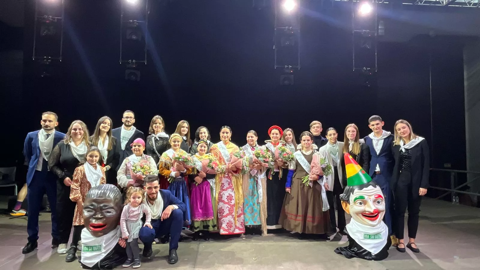 Acto de presentación de las mairalesas y mainate de las fiestas de San Martín 2024. Foto Mercedes Manterola
