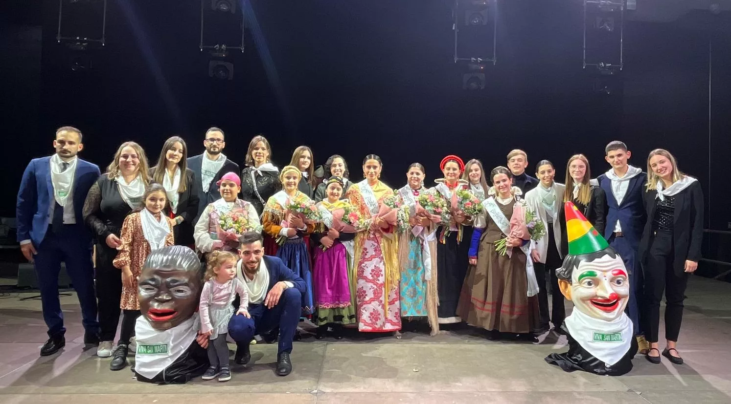 Acto de presentación de las mairalesas y mainate de las fiestas de San Martín 2024. Foto Mercedes Manterola