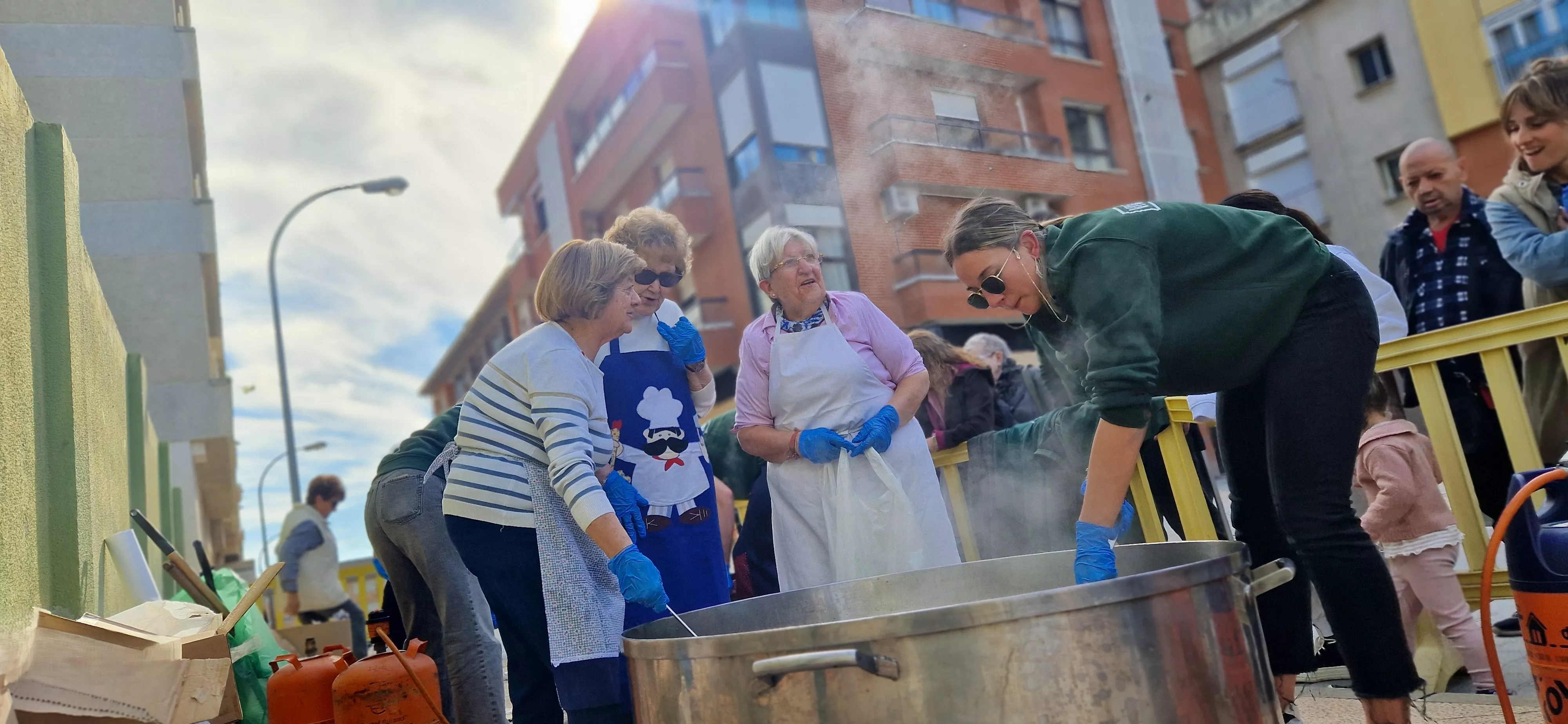 Huesconswing, en las fiestas de San Martín 2024. Foto Myriam Martínez