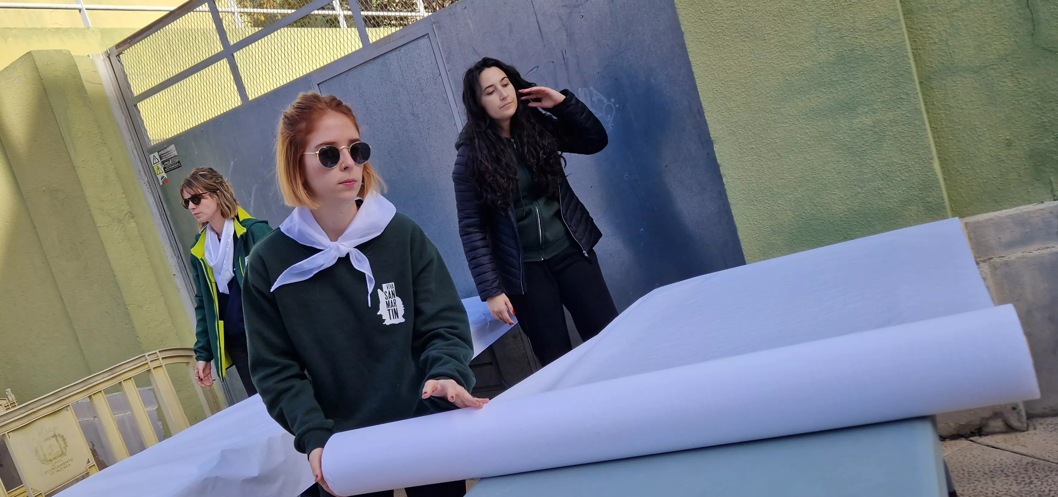 Huesconswing, en las fiestas de San Martín 2024. Foto Myriam Martínez 