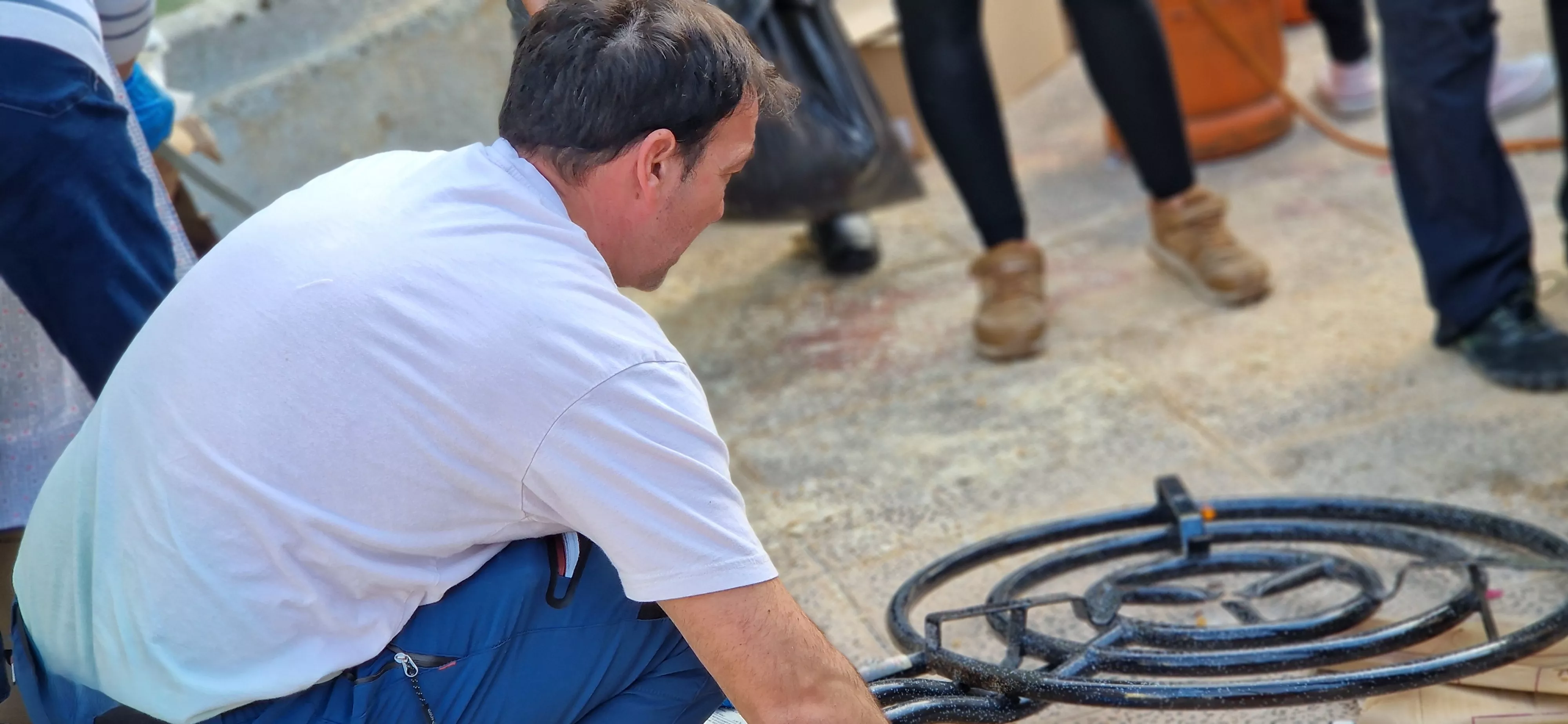 Huesconswing, en las fiestas de San Martín 2024. Foto Myriam Martínez 