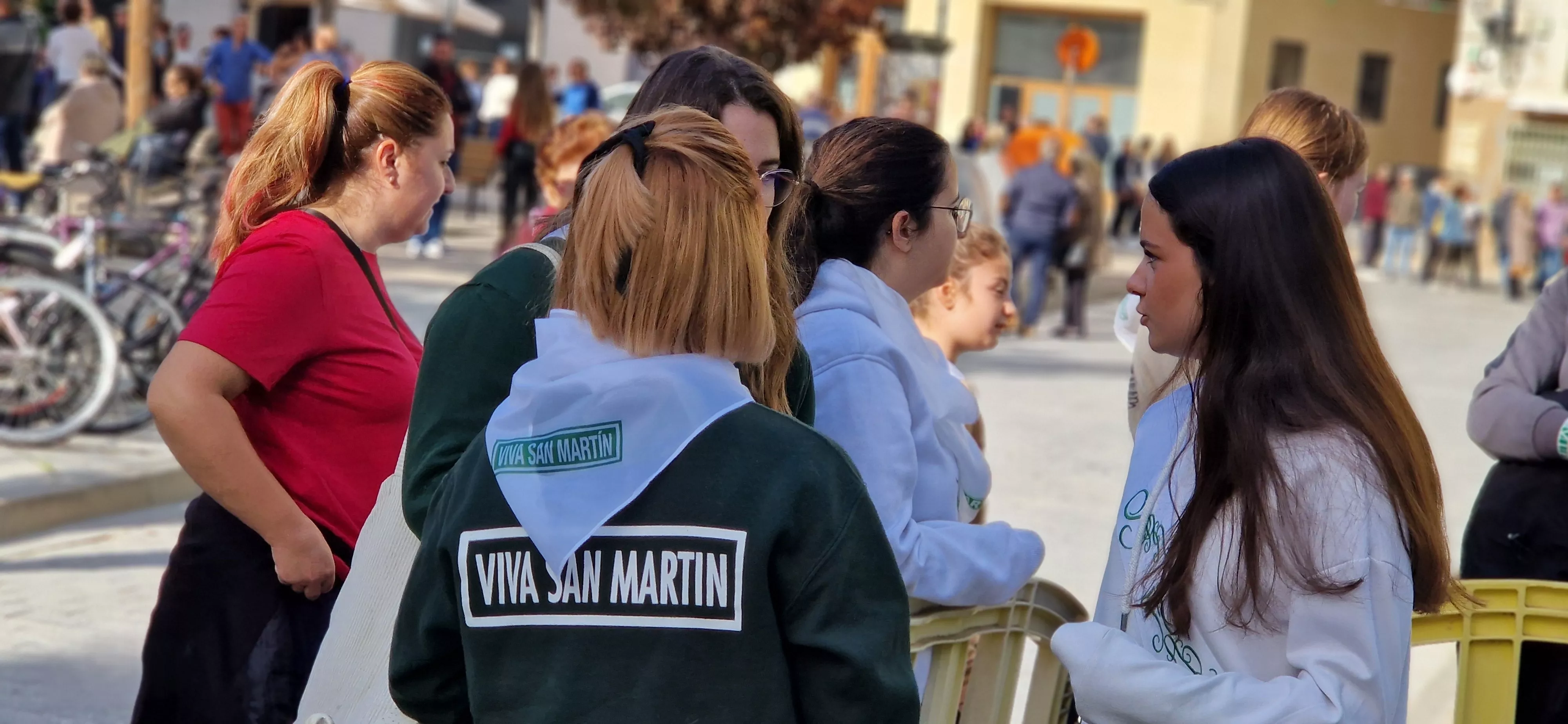 Huesconswing, en las fiestas de San Martín 2024. Foto Myriam Martínez 