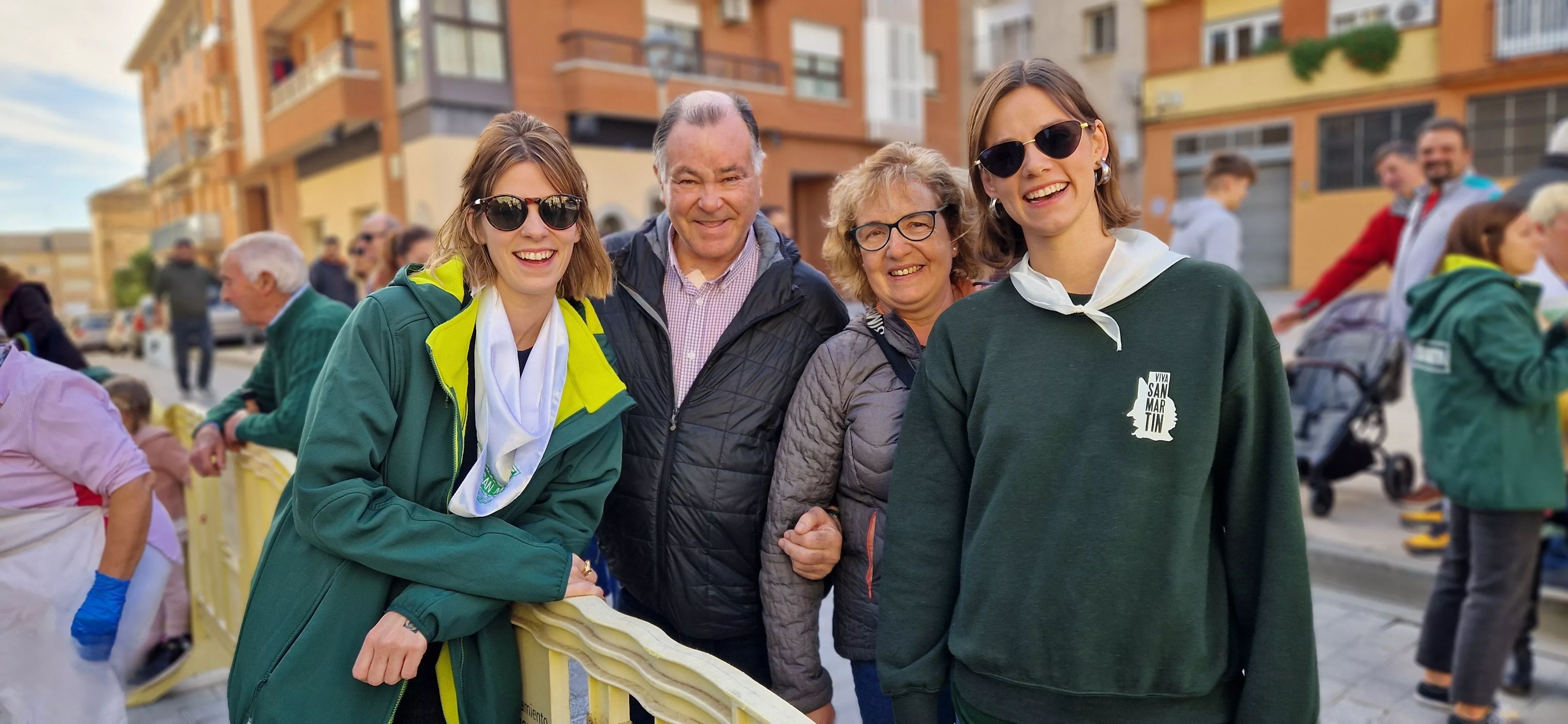 Huesconswing, en las fiestas de San Martín 2024. Foto Myriam Martínez 