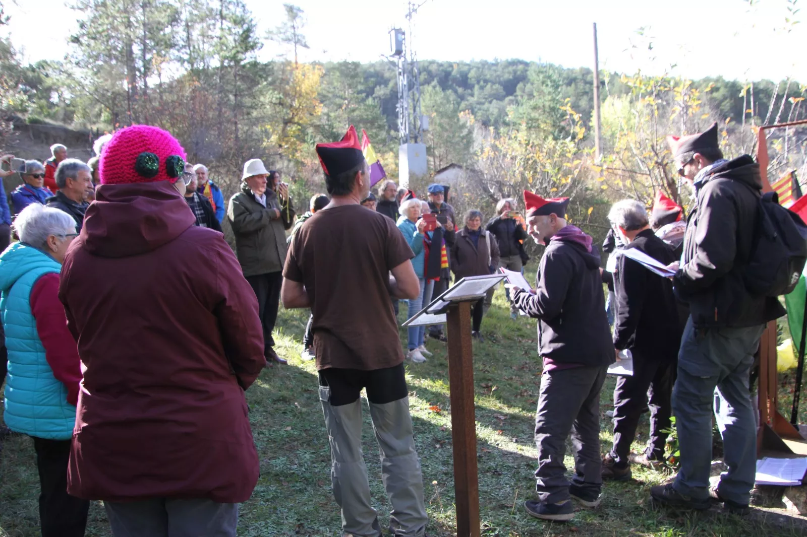 Homenaje al soldado caído en la defensa de la República en el Molino Escartín. Foto Carlos Neofato