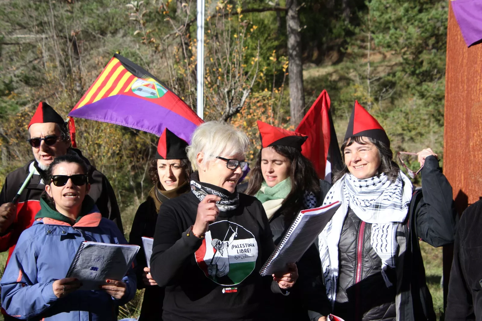Homenaje al soldado caído en la defensa de la República en el Molino Escartín. Foto Carlos Neofato