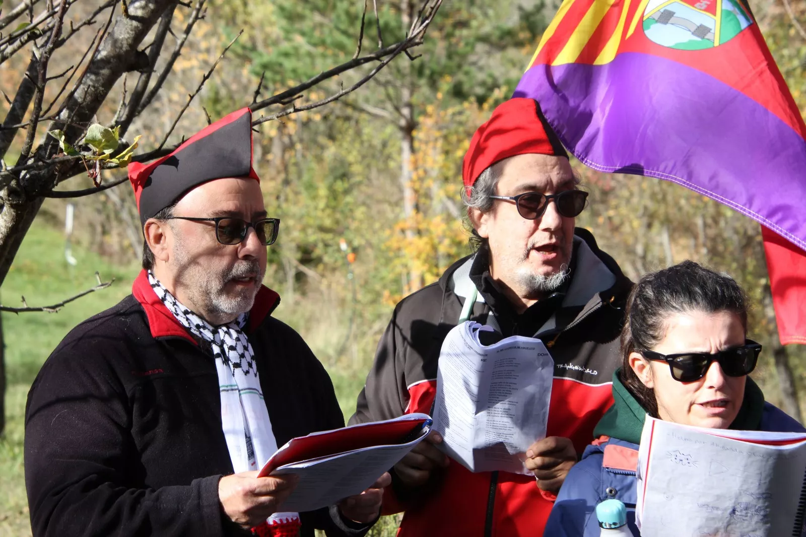 Homenaje al soldado caído en la defensa de la República en el Molino Escartín. Foto Carlos Neofato
