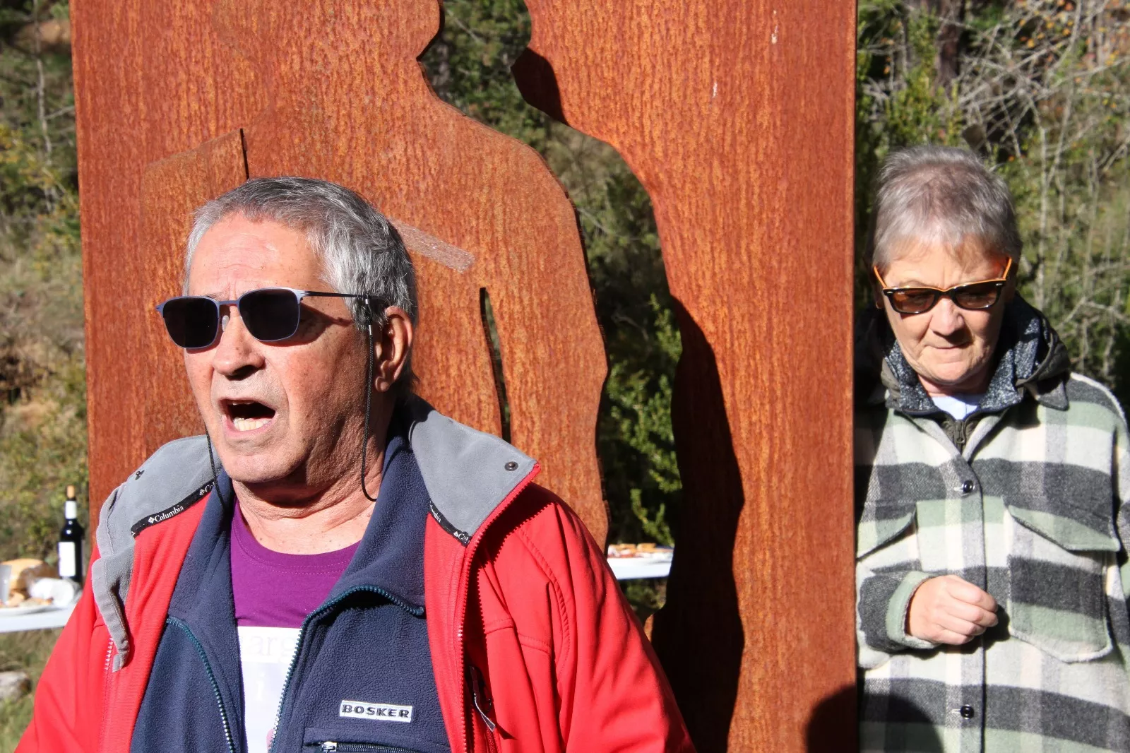 Homenaje al soldado caído en la defensa de la República en el Molino Escartín. Foto Carlos Neofato