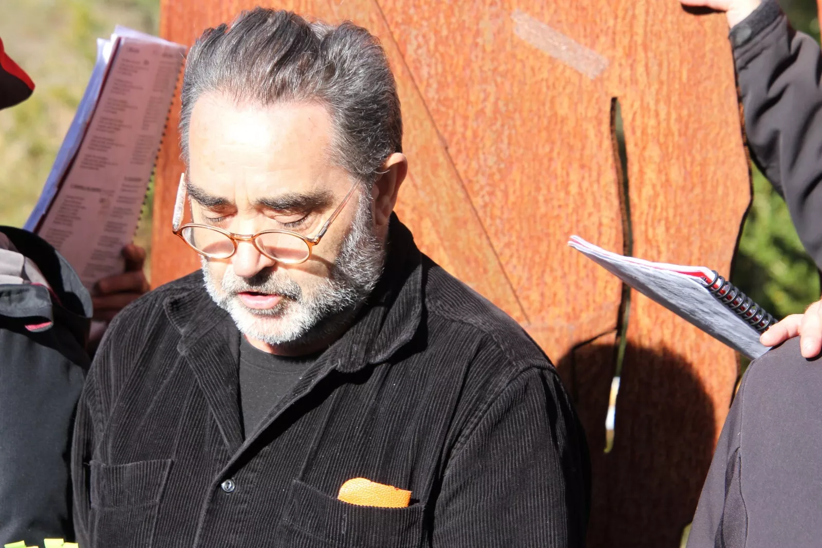 Homenaje al soldado caído en la defensa de la República en el Molino Escartín. Foto Carlos Neofato