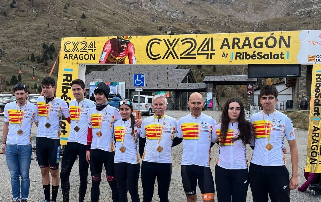 Villacampa y González se enfundan el primer maillot de la Copa Aragón CX