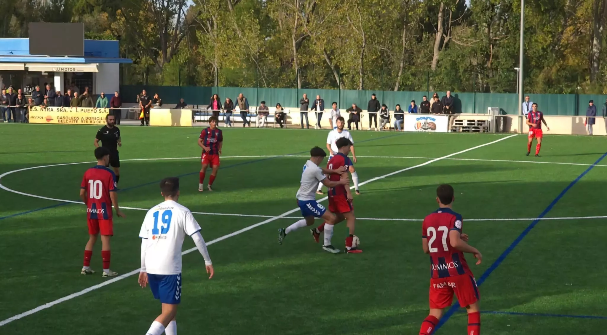 El Huesca B asalta El Tejar (1-2). Foto: X CD Belchite