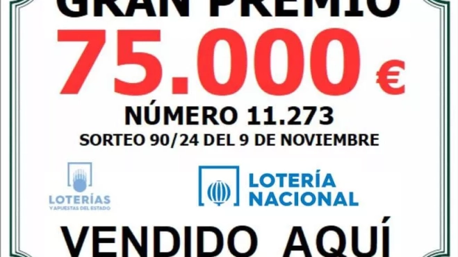 El número premiado. El número premiado.