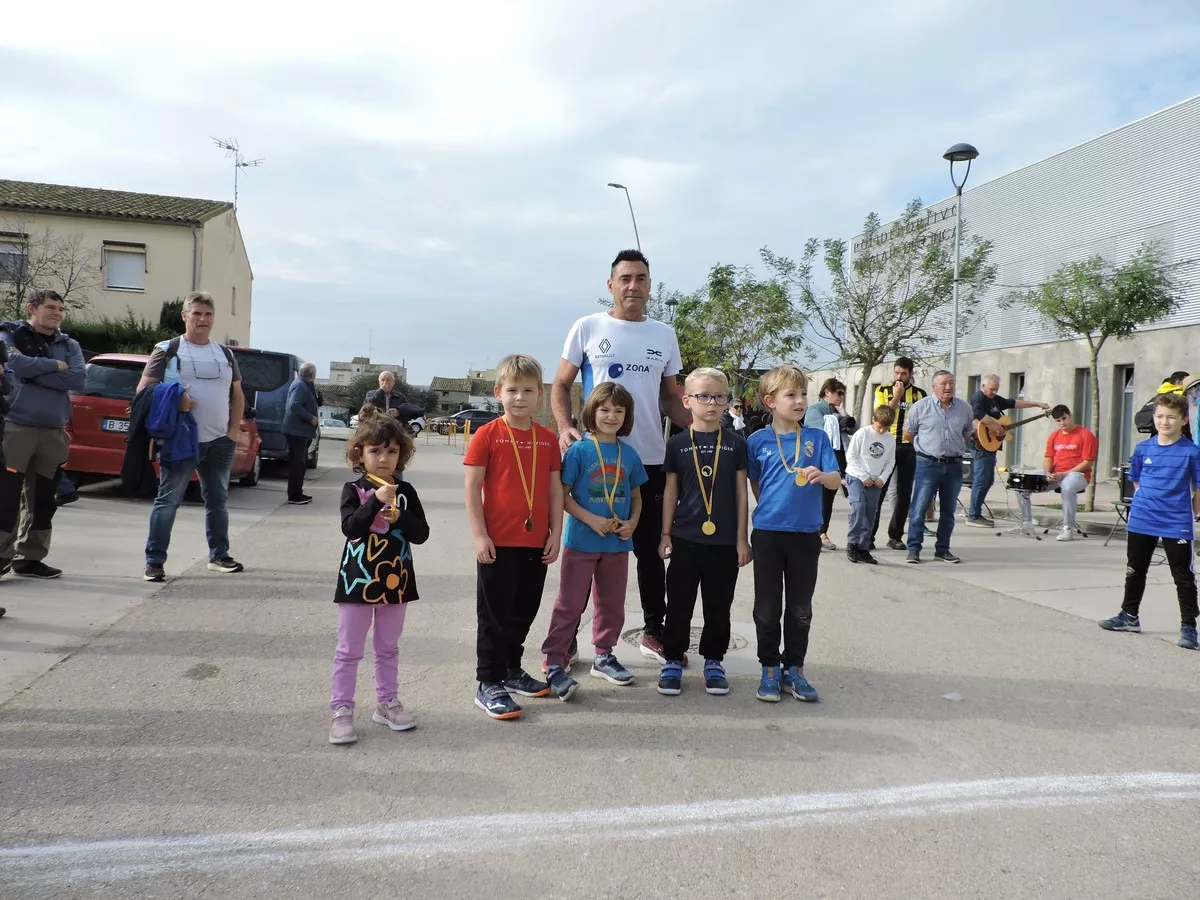 Entrega de medallas hasta 7 años