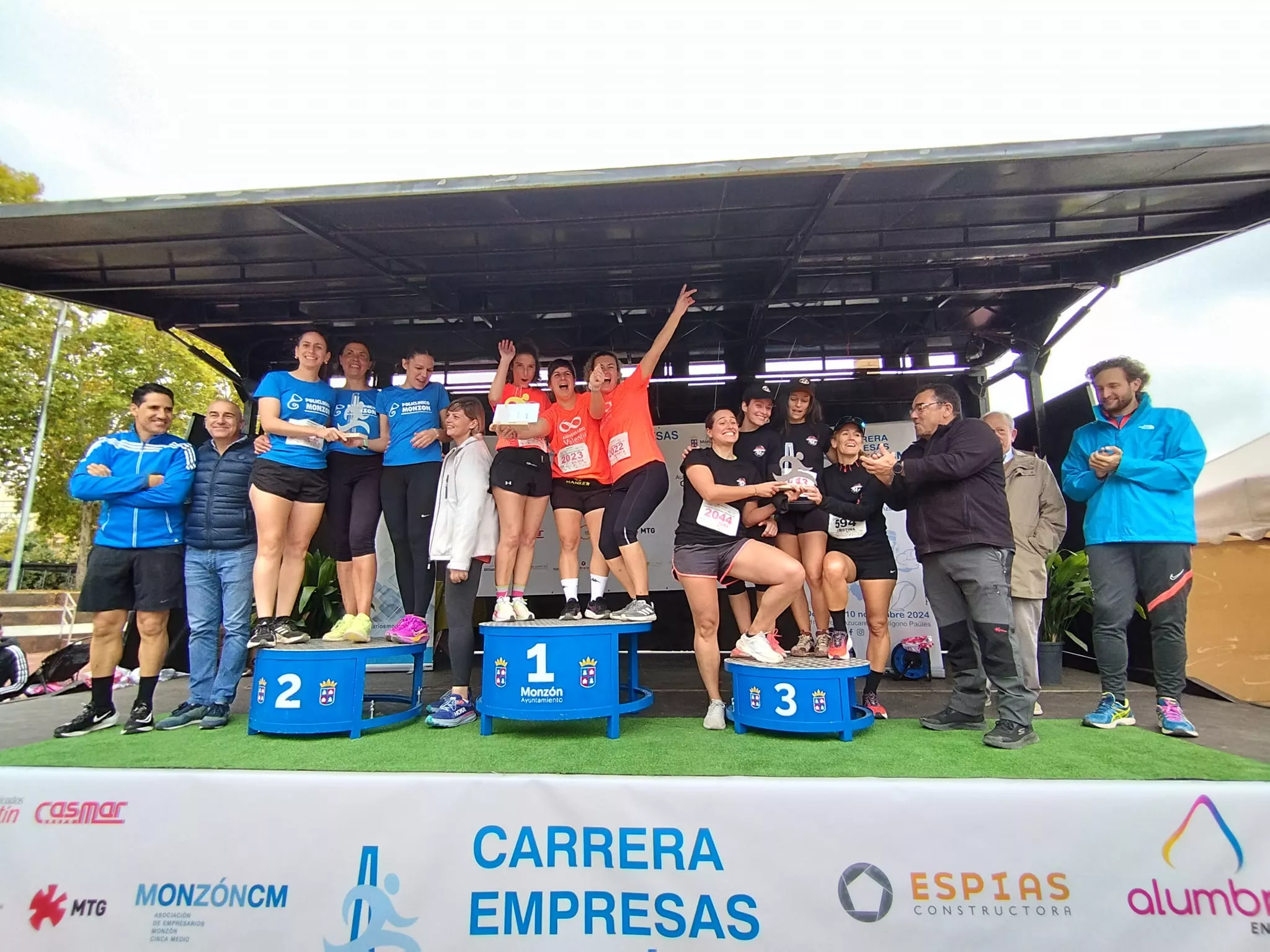 Carrera de Empresas Monzón. Foto: Ayuntamiento Monzón