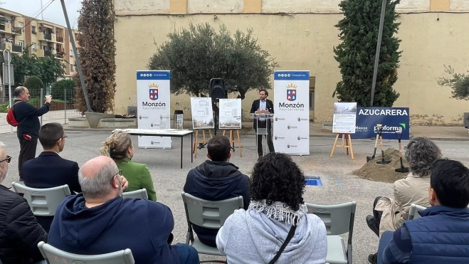 Isaac Claver, en la presentación del proyecto Isaac Claver, en la presentación del proyecto