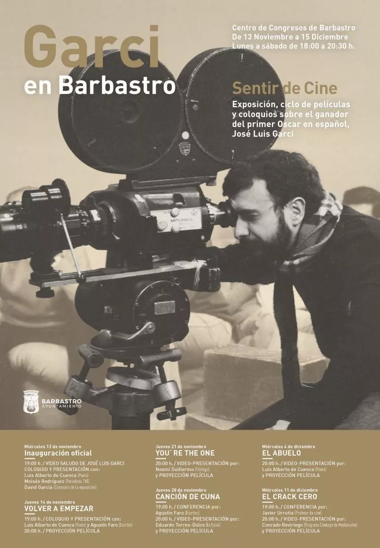 Cartel de Garci en Barbastro