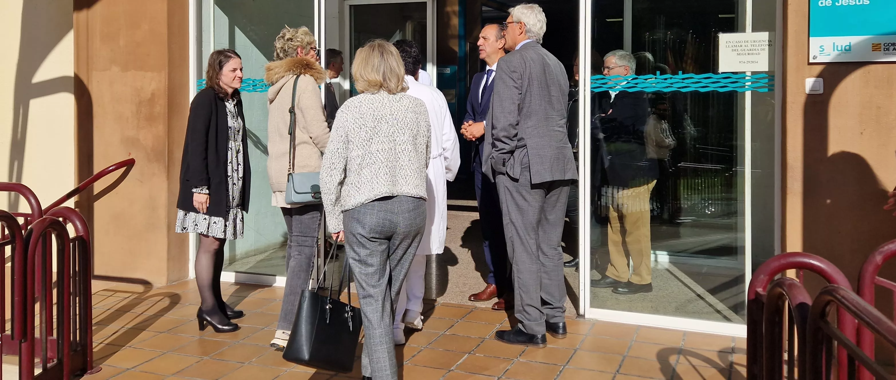 Inauguración del nuevo Hospital de Día de Geriatría de Huesca. Foto Myriam Martínez