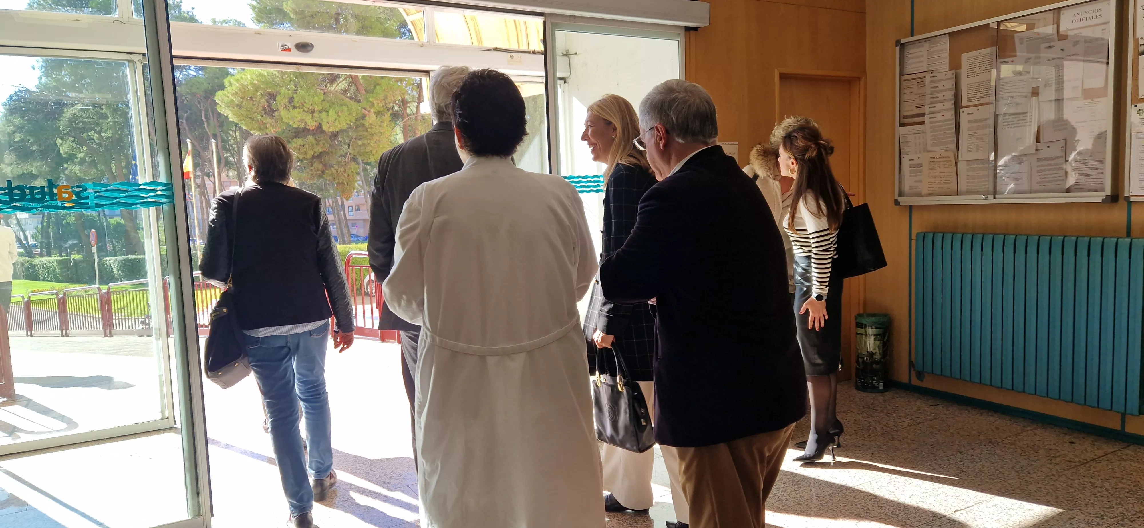 Inauguración del nuevo Hospital de Día de Geriatría de Huesca. Foto Myriam Martínez