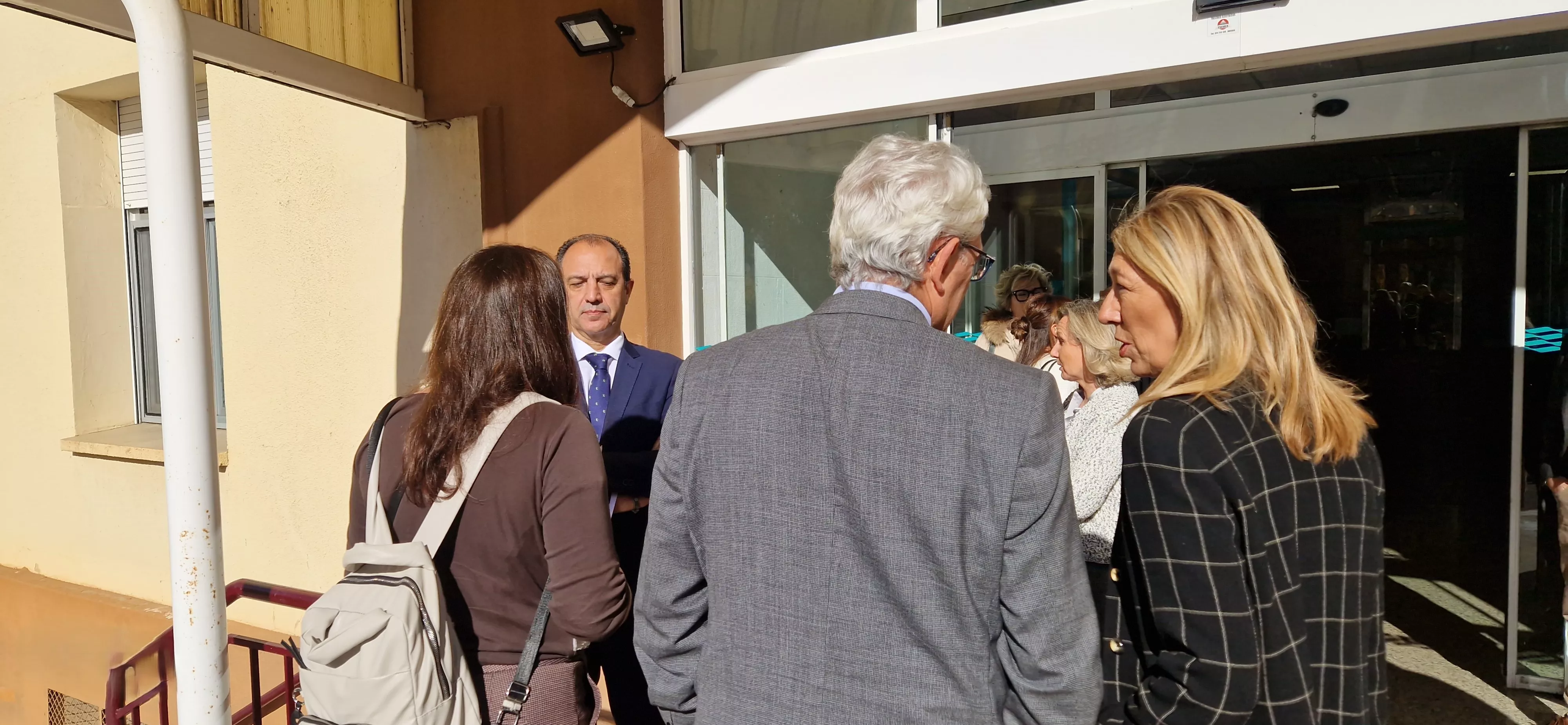 Inauguración del nuevo Hospital de Día de Geriatría de Huesca. Foto Myriam Martínez