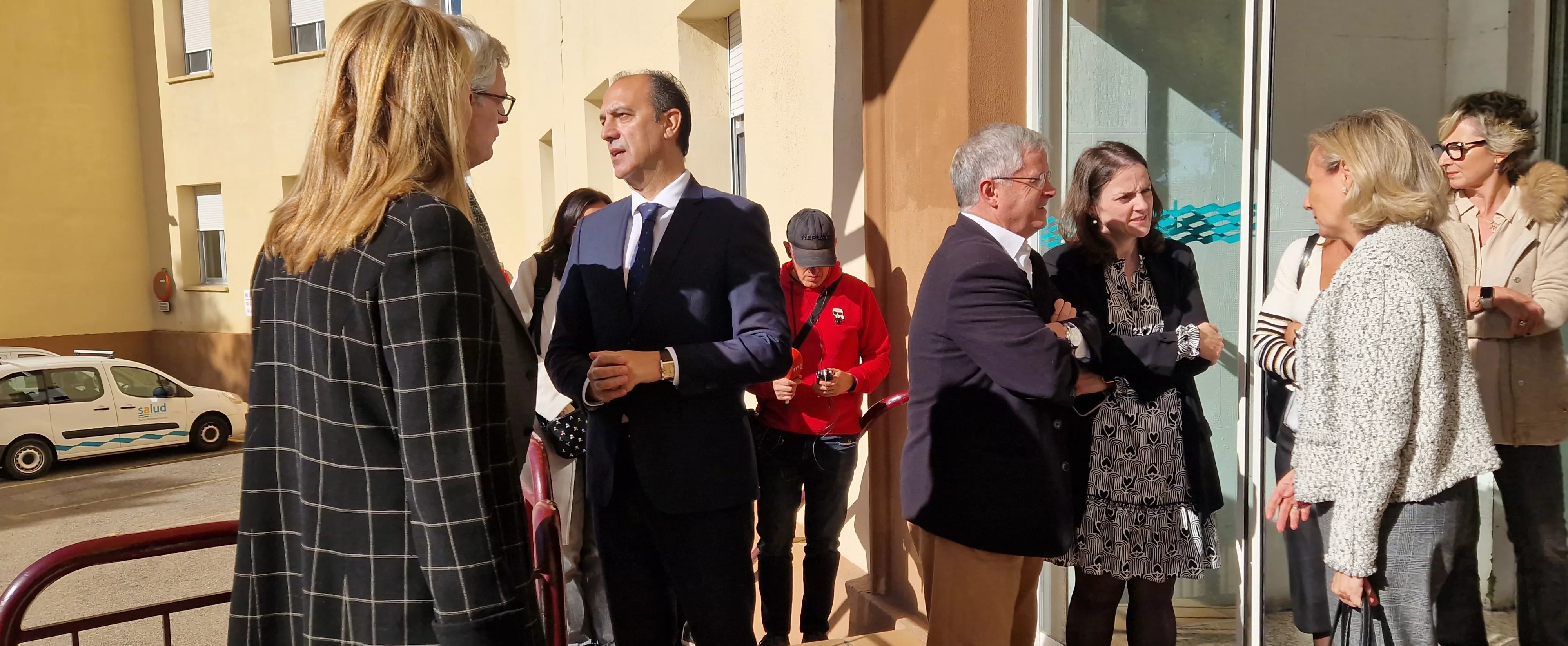 Inauguración del nuevo Hospital de Día de Geriatría de Huesca. Foto Myriam Martínez