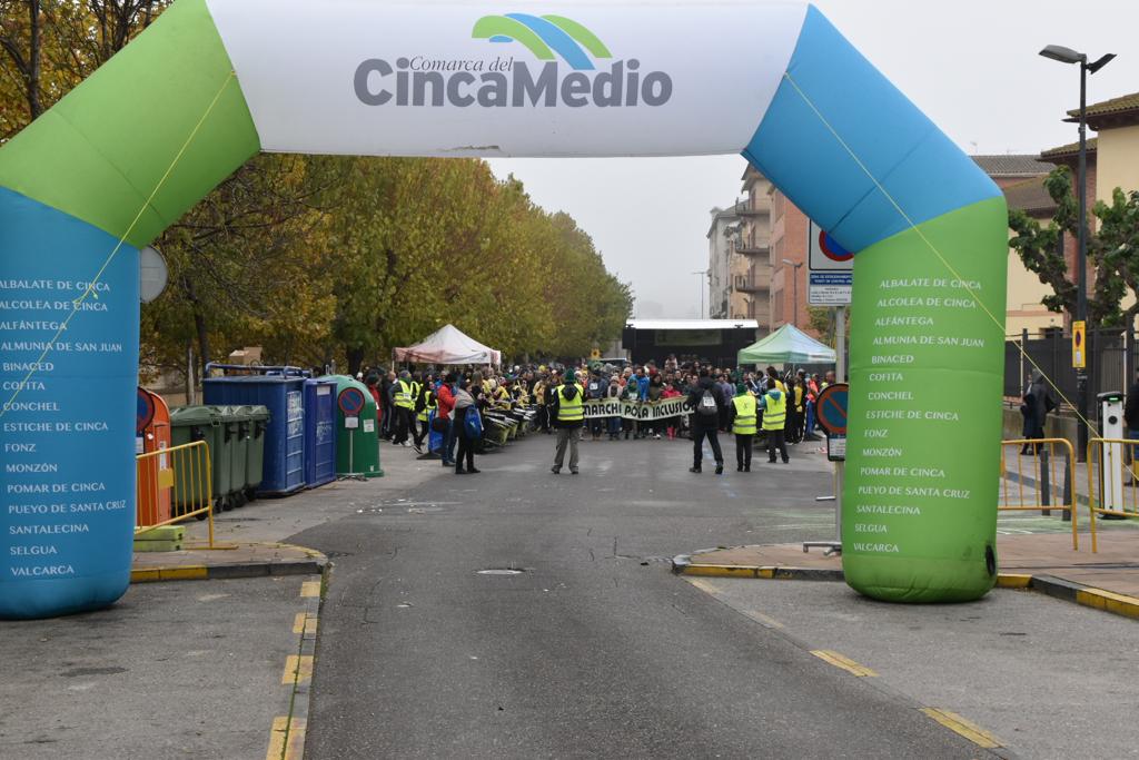 Marcha por la inclusión en Monzón 