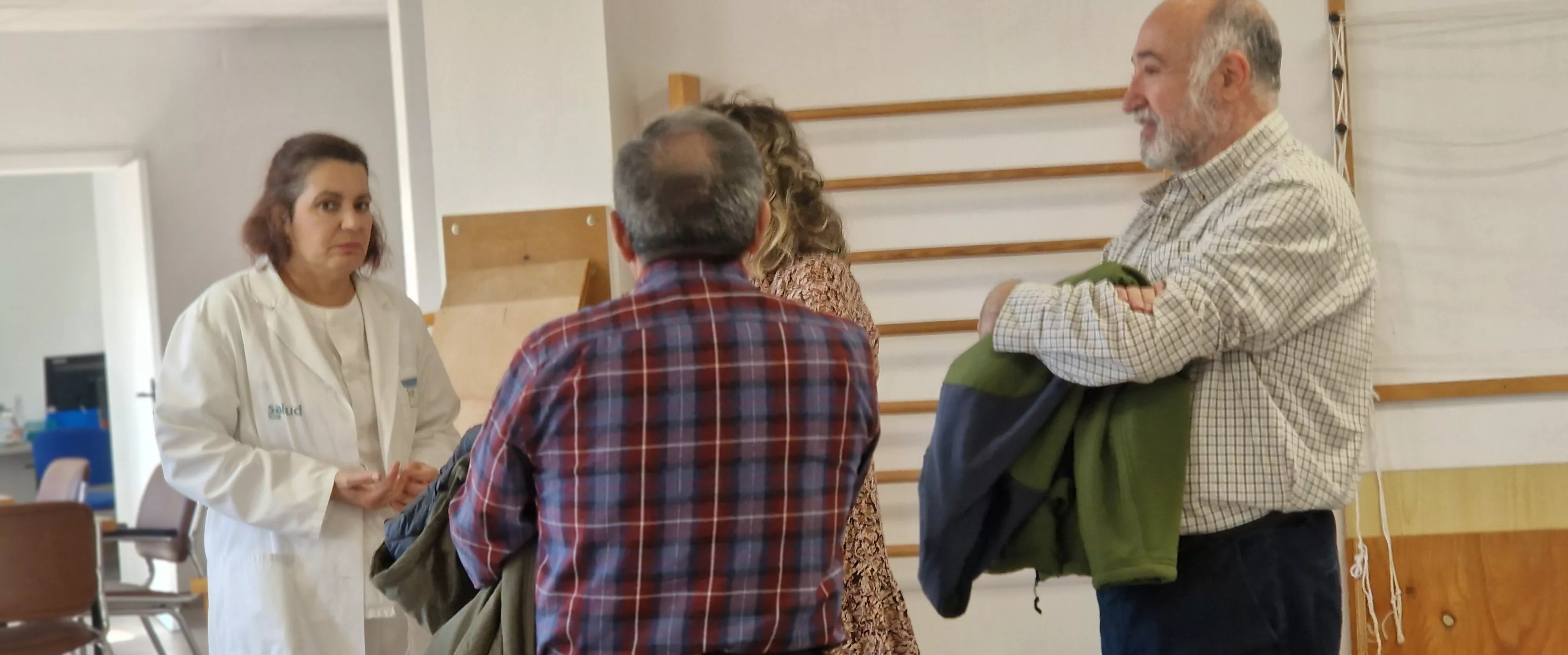 Inauguración del nuevo Hospital de Día de Geriatría de Huesca. Foto Myriam Martínez