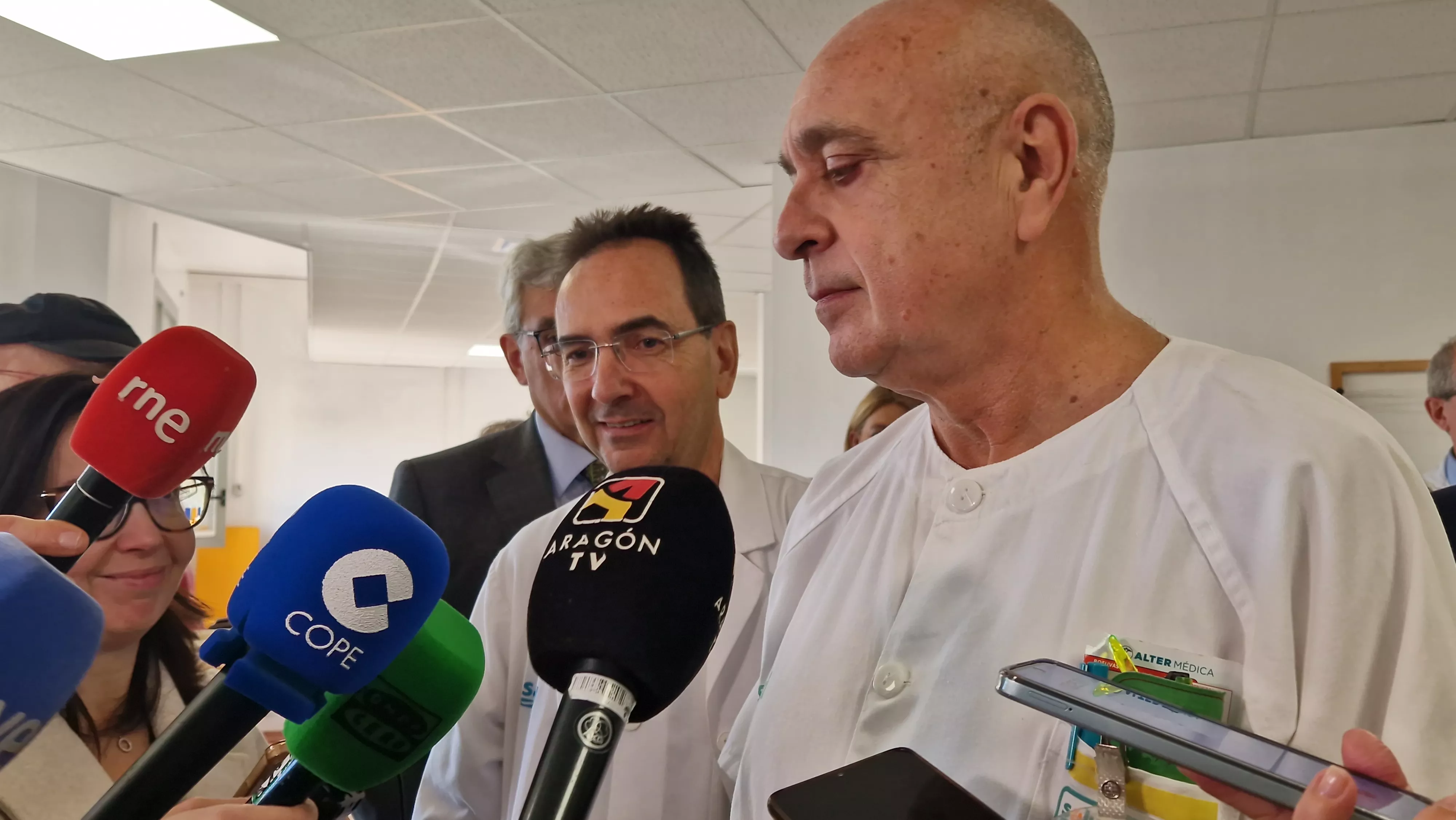 Inauguración del nuevo Hospital de Día de Geriatría de Huesca. Foto Myriam Martínez